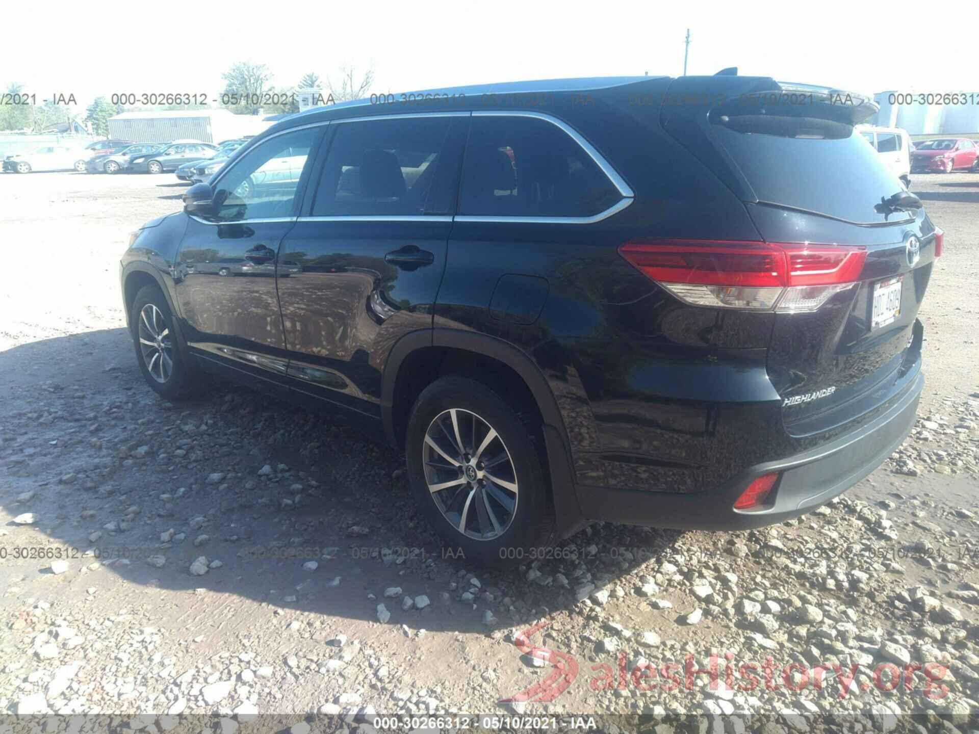 5TDJZRFH7HS419869 2017 TOYOTA HIGHLANDER