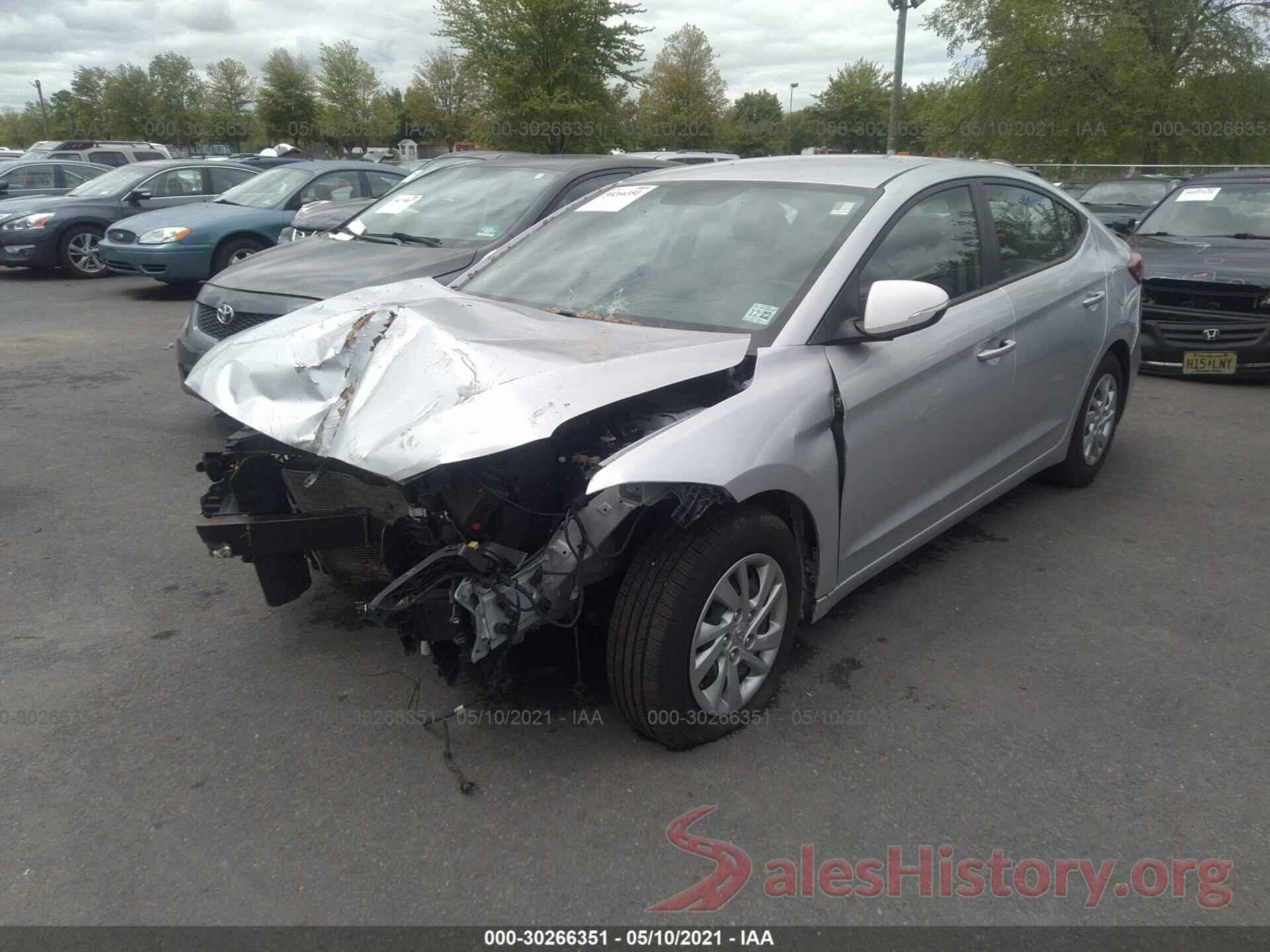 KMHD74LF2HU070099 2017 HYUNDAI ELANTRA