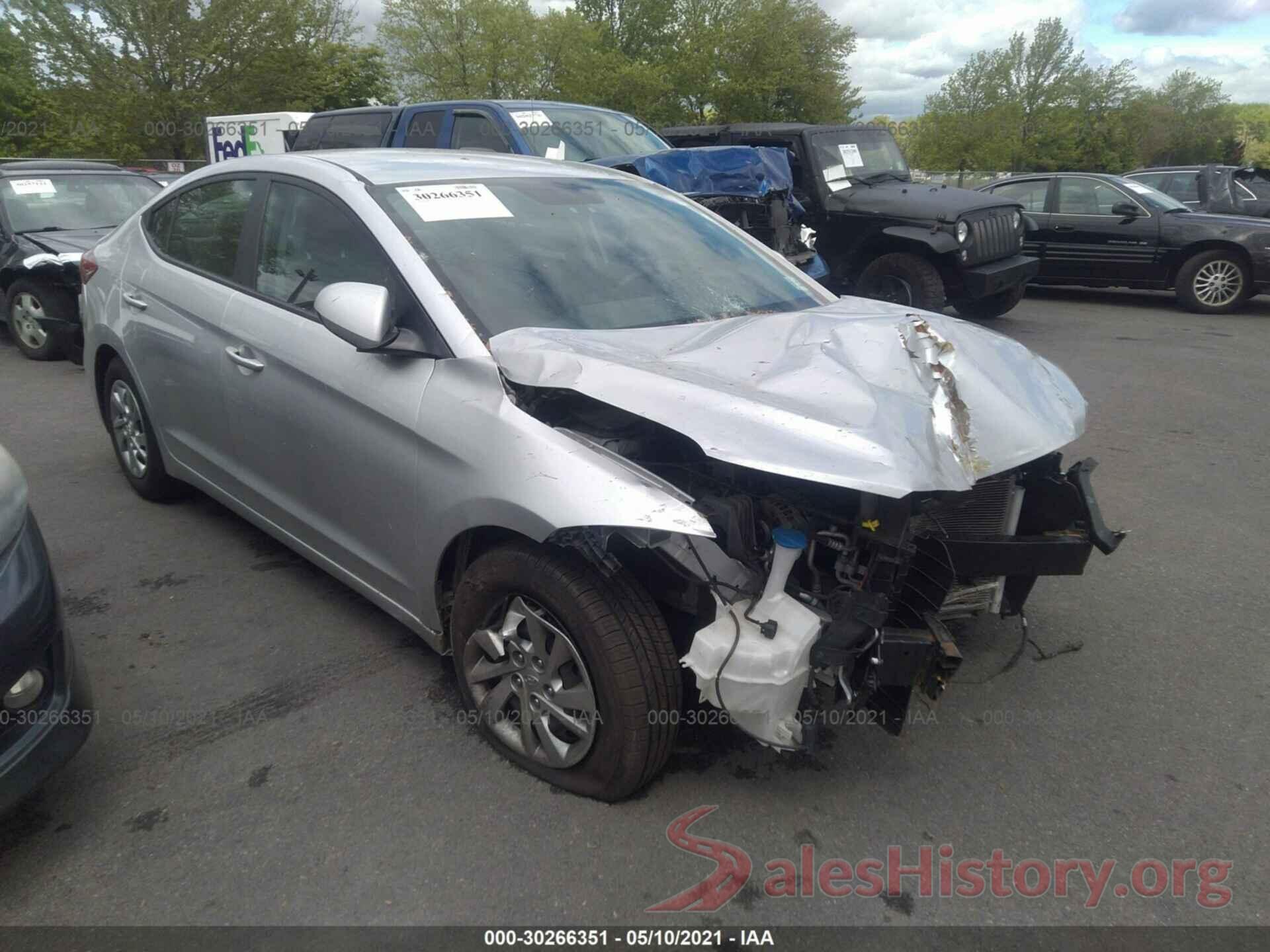 KMHD74LF2HU070099 2017 HYUNDAI ELANTRA