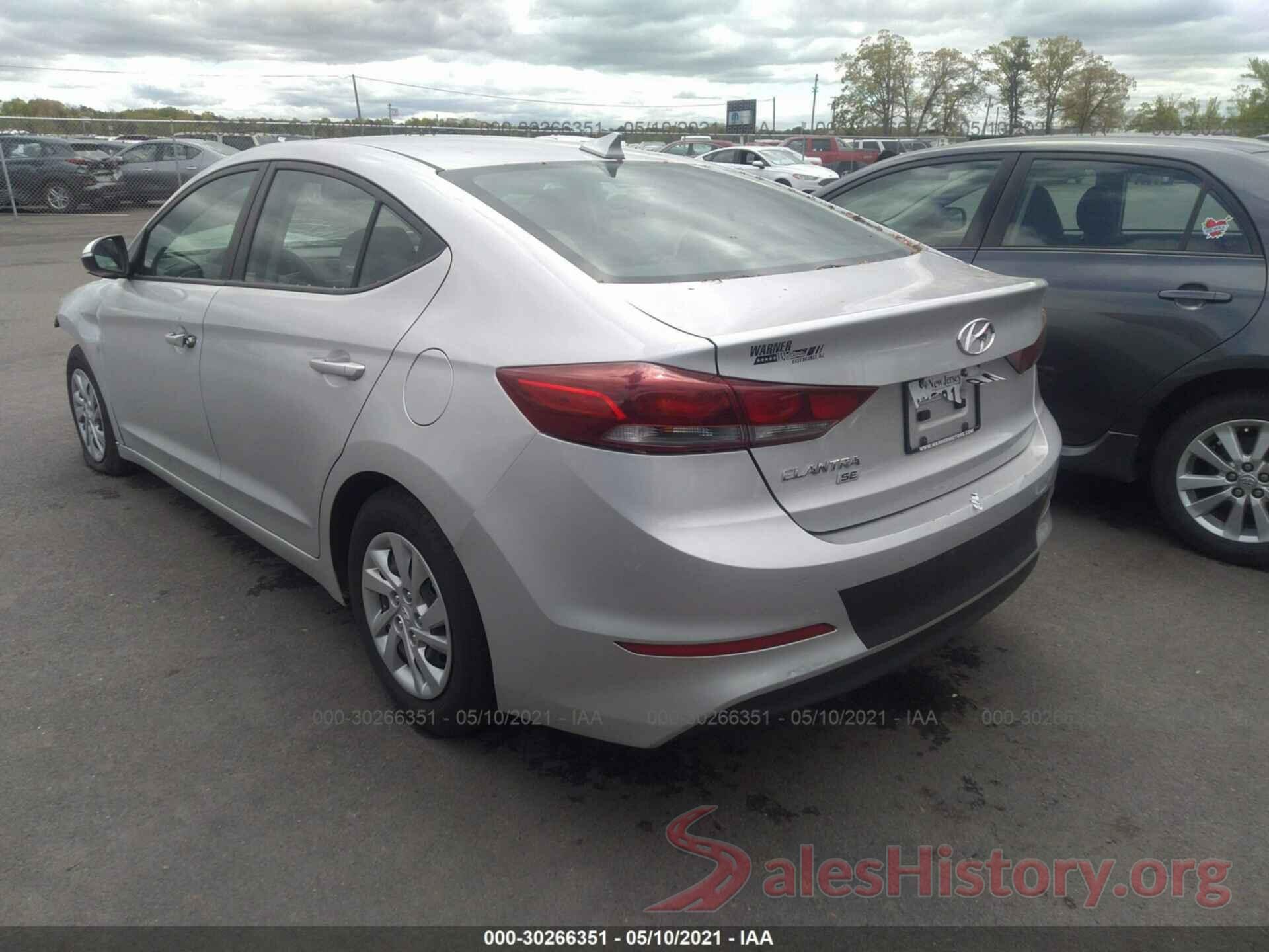 KMHD74LF2HU070099 2017 HYUNDAI ELANTRA