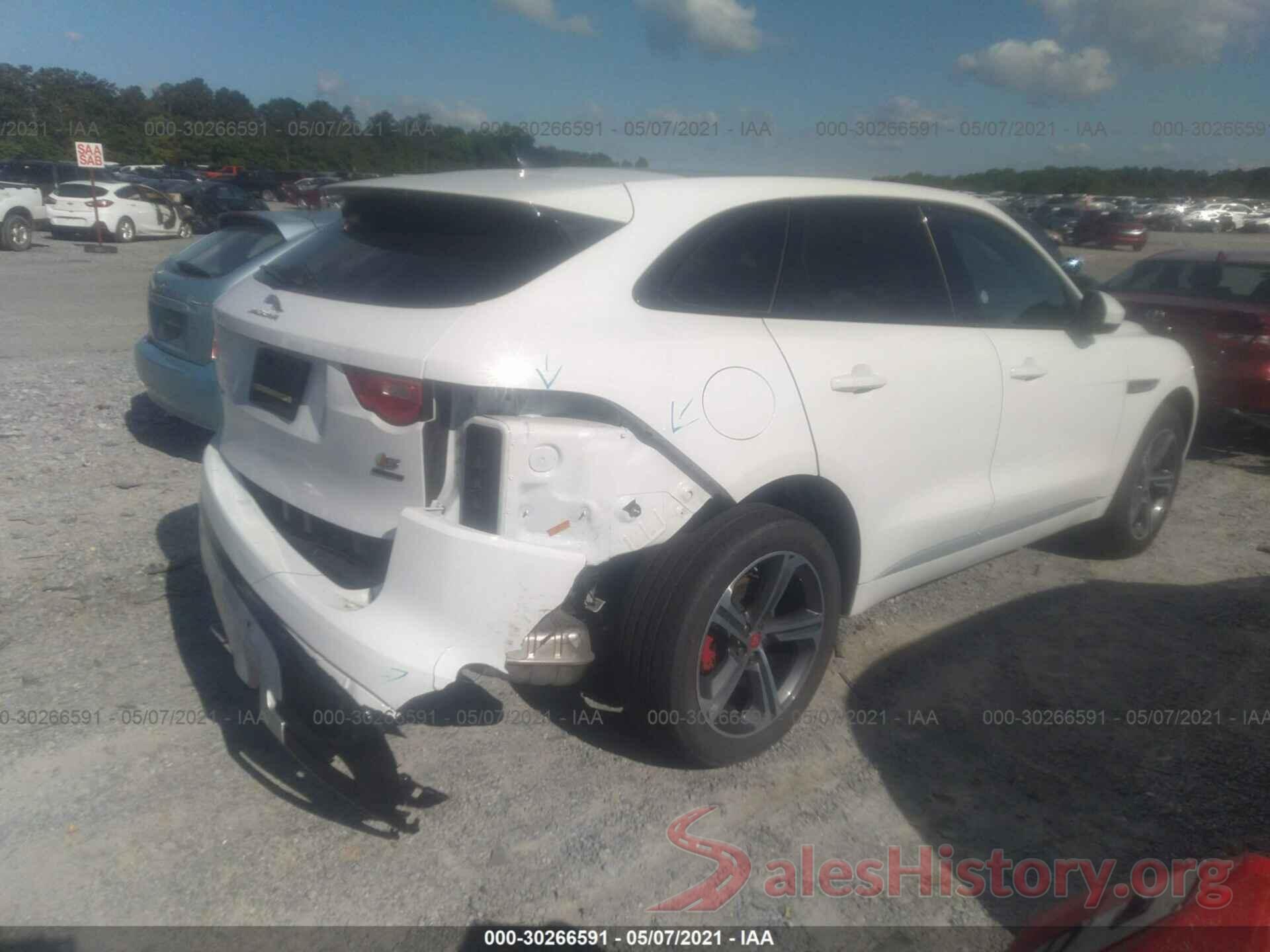 SADCM2FV9LA641568 2020 JAGUAR F-PACE