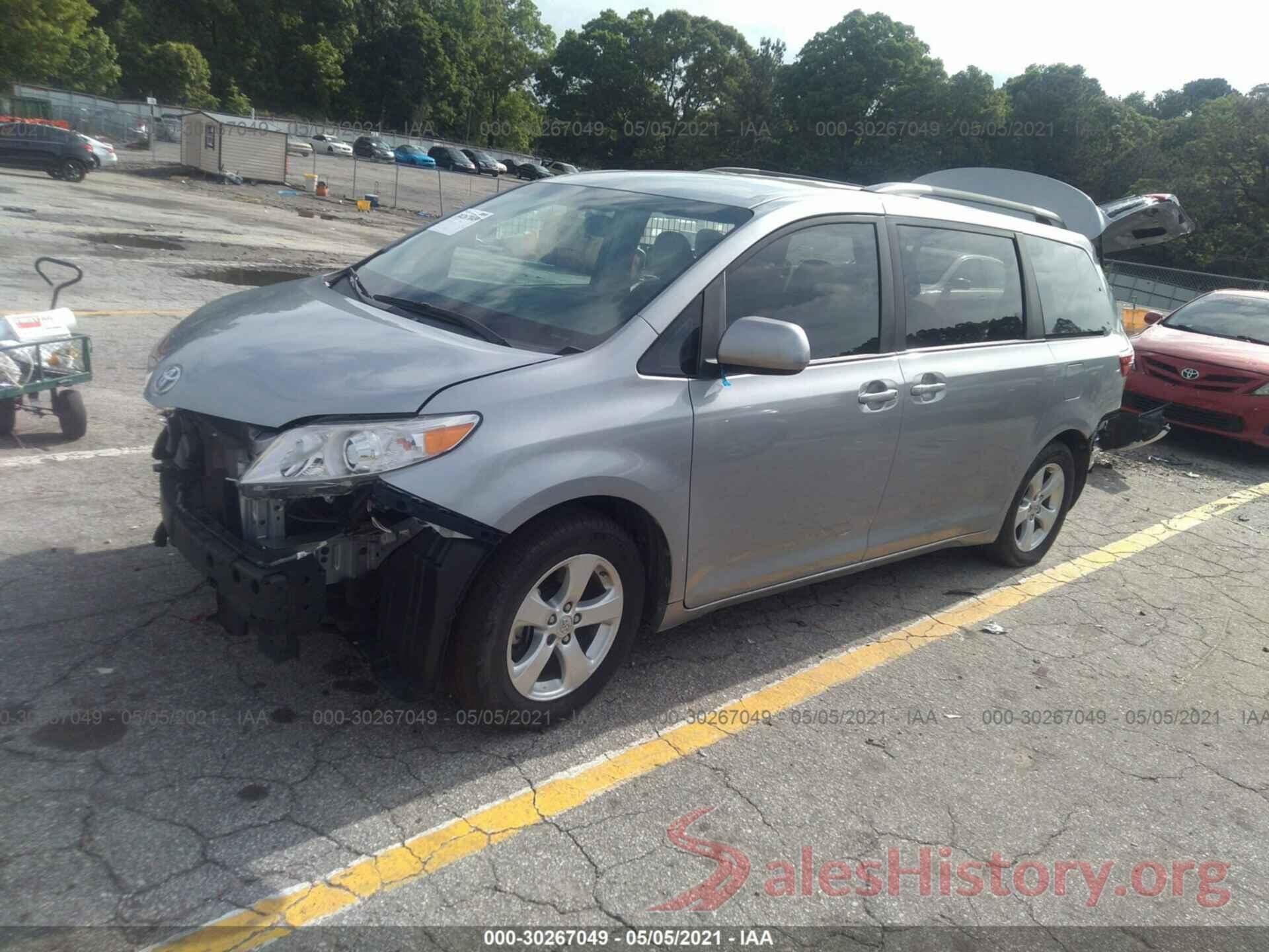 5TDKK3DC7GS766288 2016 TOYOTA SIENNA