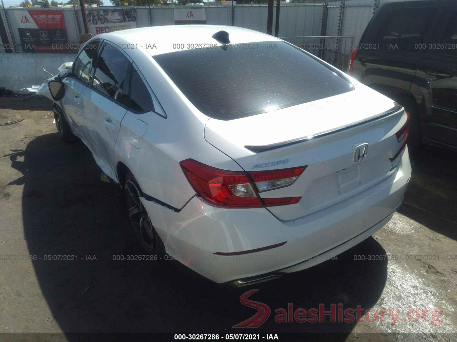 1HGCV1F43MA041612 2021 HONDA ACCORD SEDAN