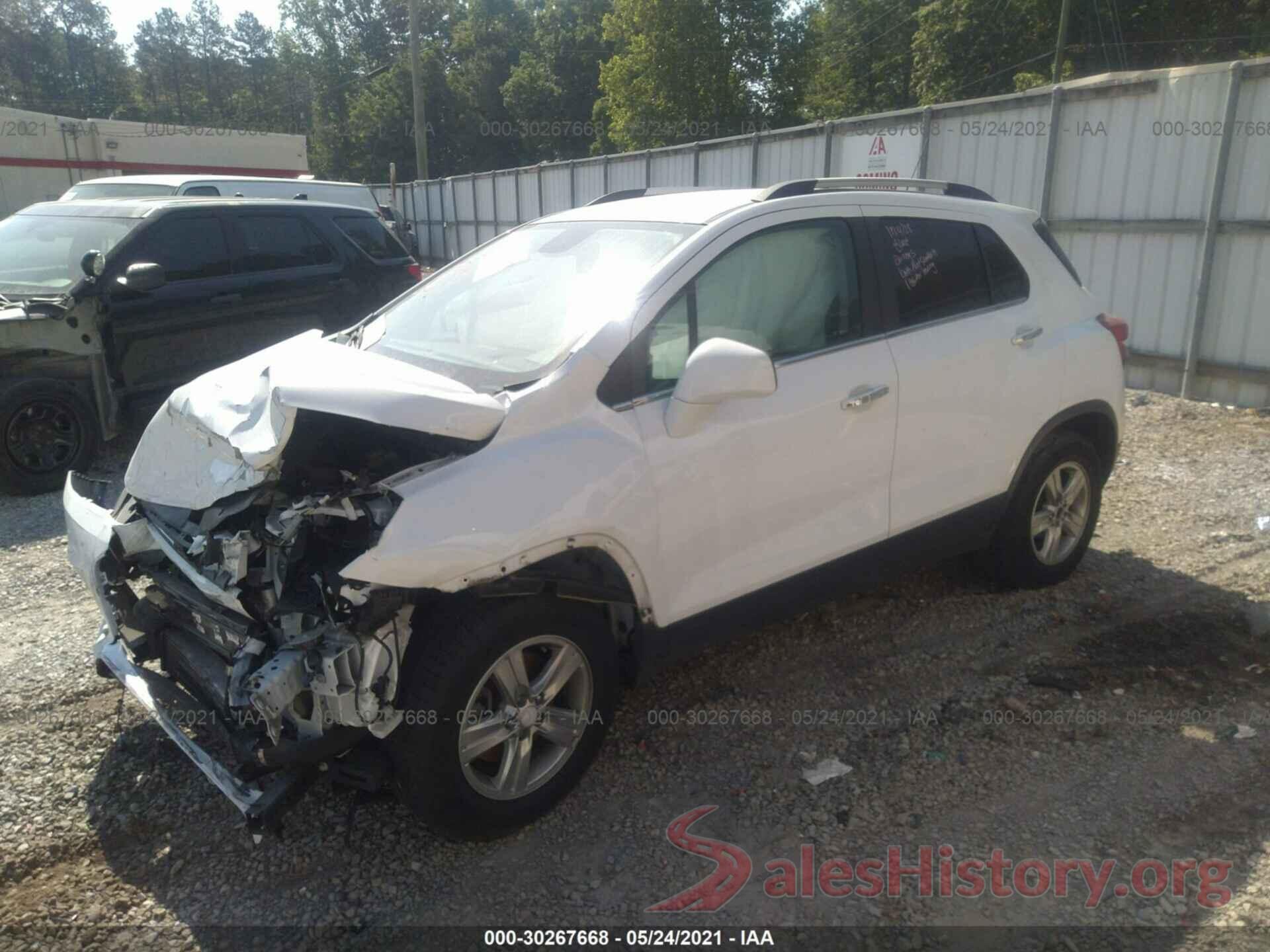 3GNCJLSB7HL277700 2017 CHEVROLET TRAX