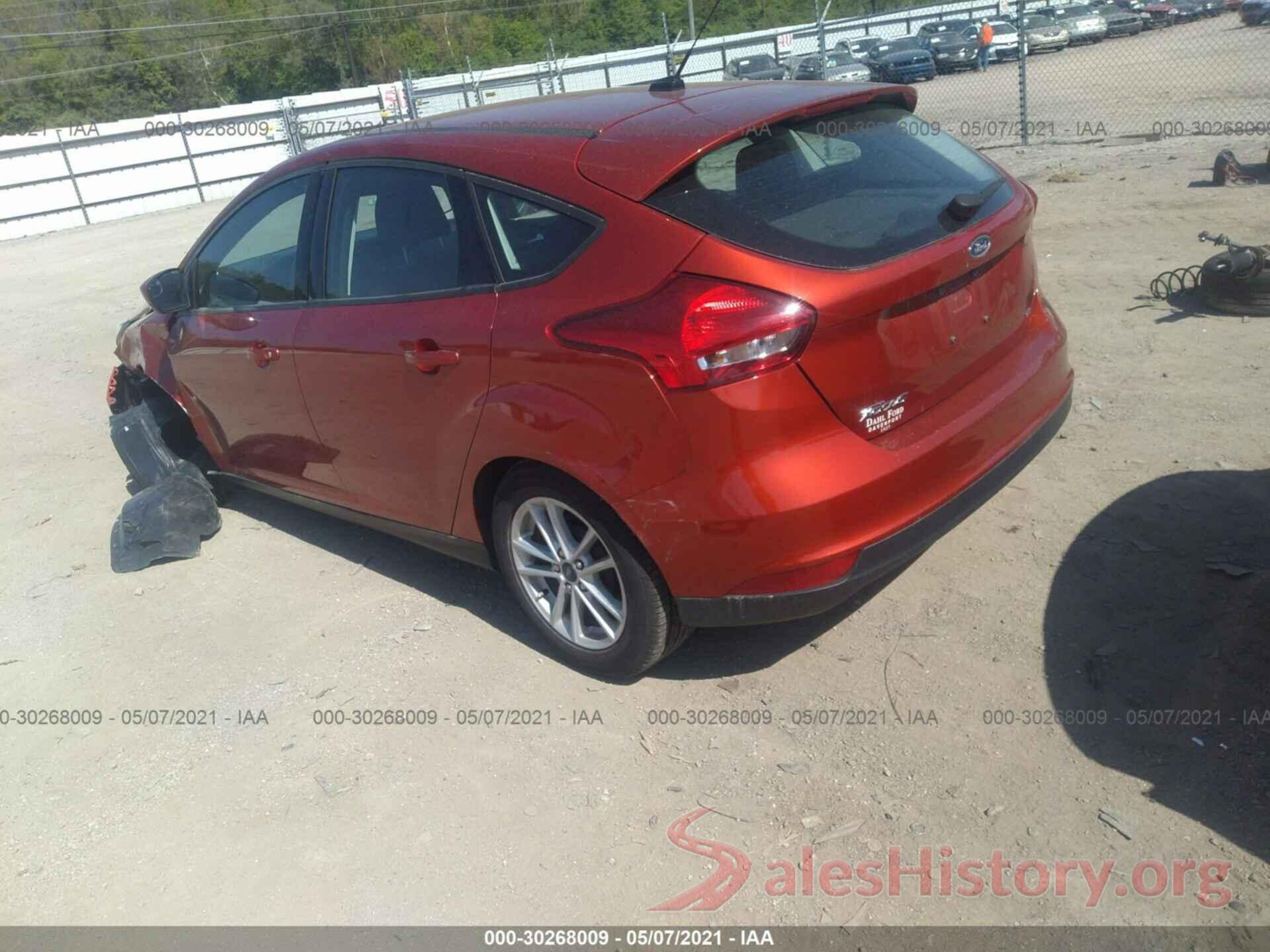 1FADP3K26JL267159 2018 FORD FOCUS