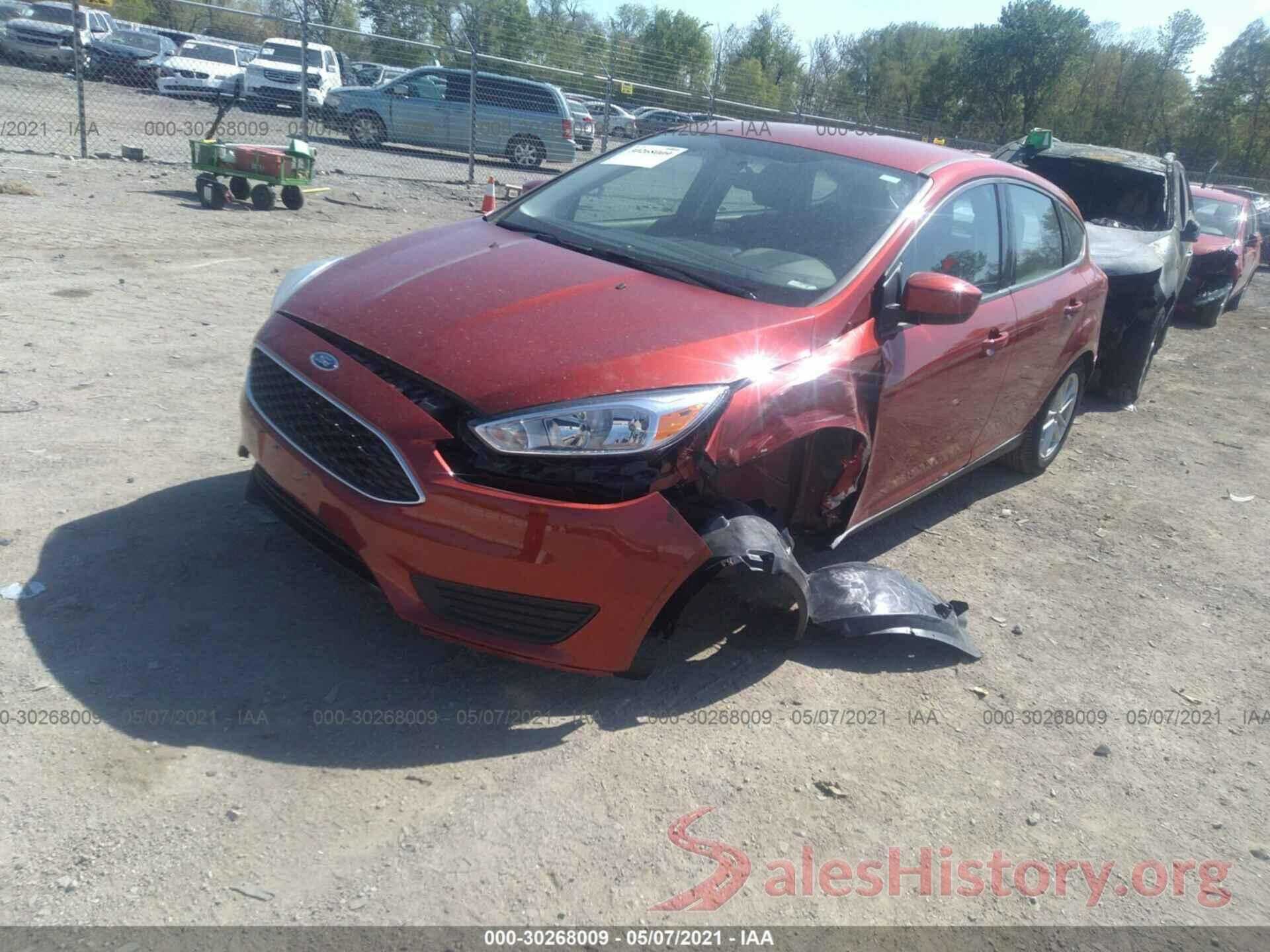 1FADP3K26JL267159 2018 FORD FOCUS