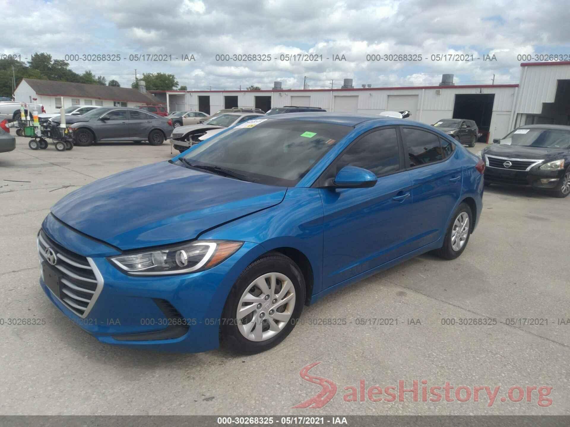 5NPD74LF7HH090816 2017 HYUNDAI ELANTRA