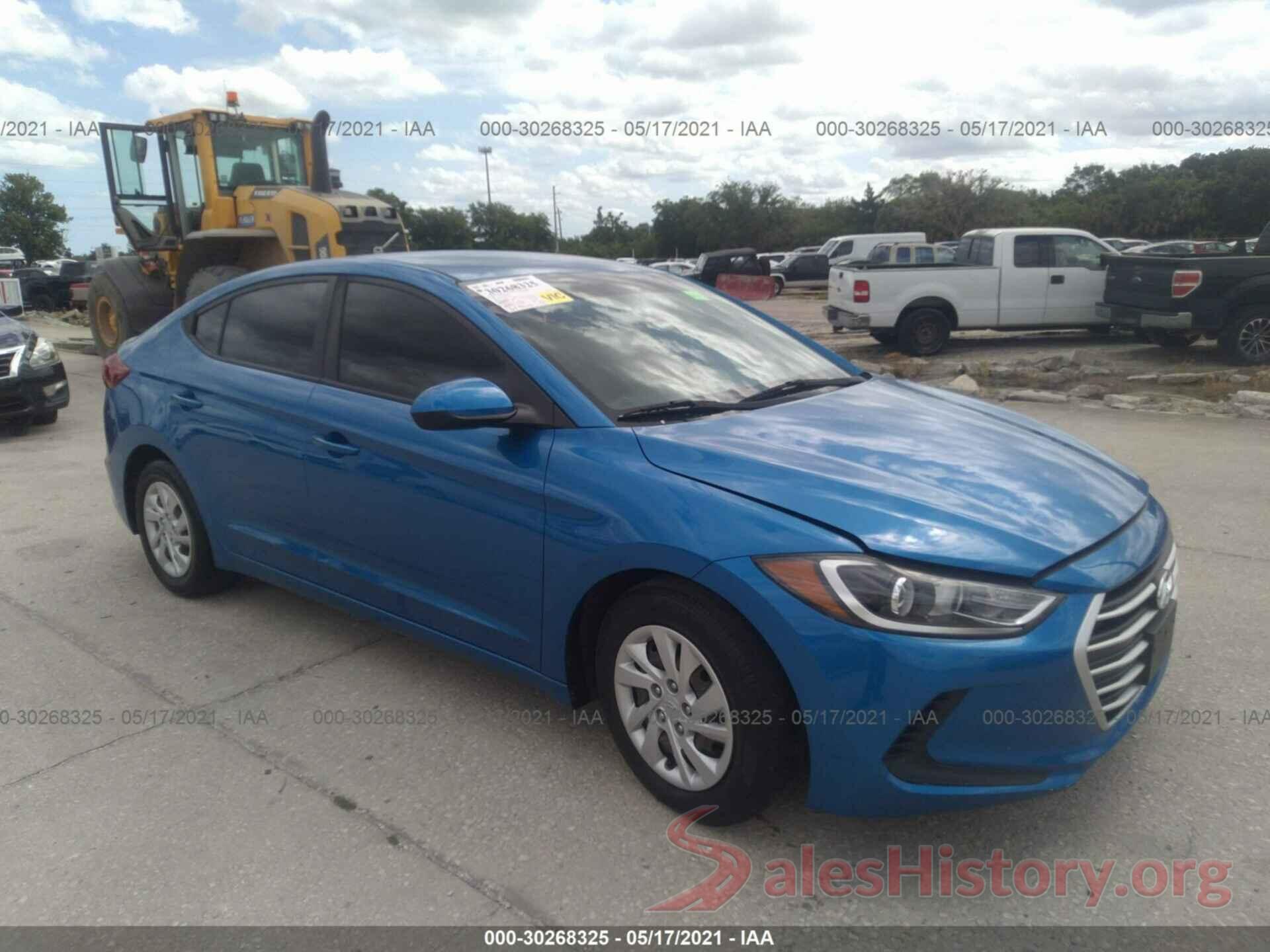 5NPD74LF7HH090816 2017 HYUNDAI ELANTRA