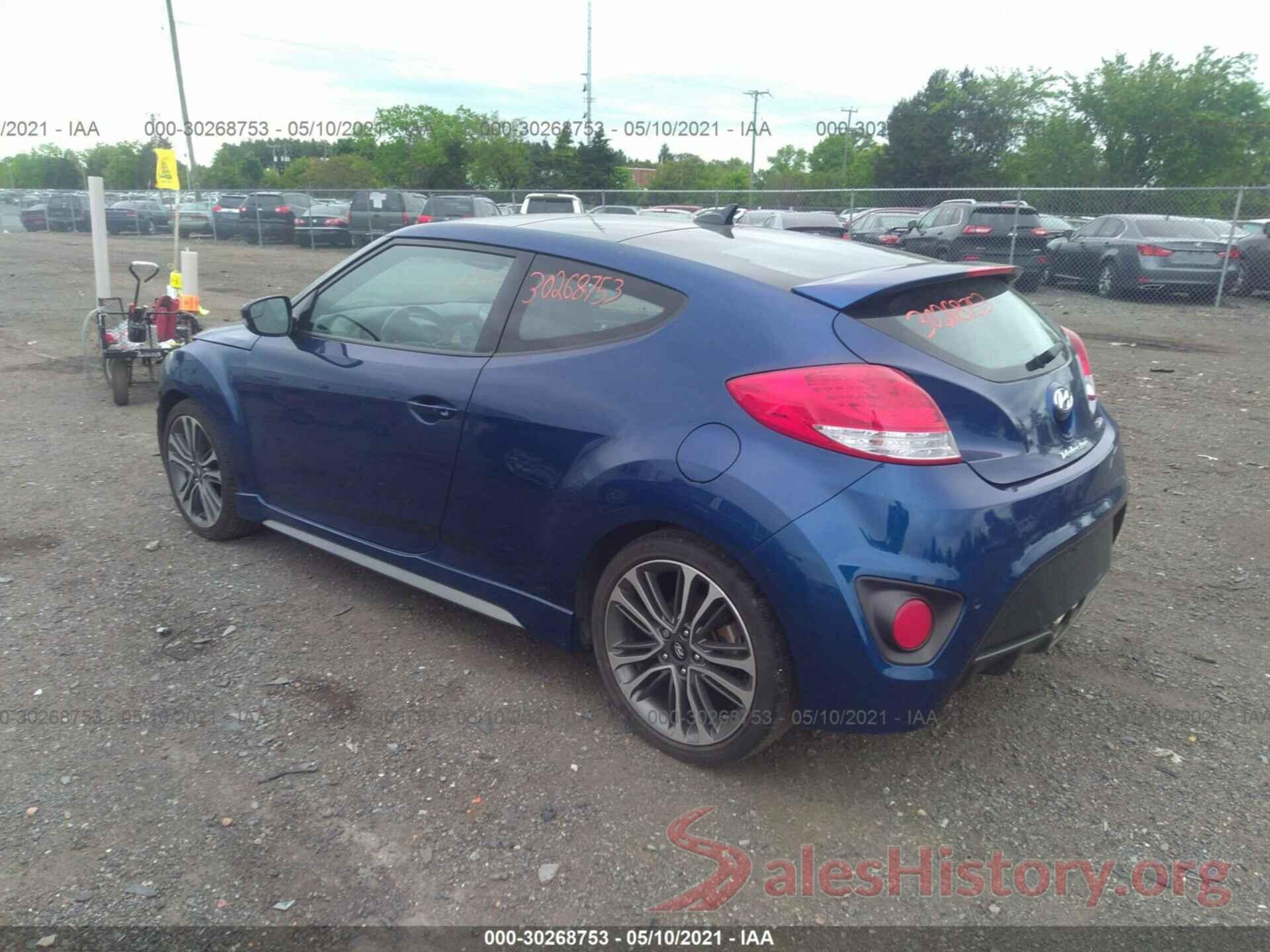 KMHTC6AE8GU296319 2016 HYUNDAI VELOSTER