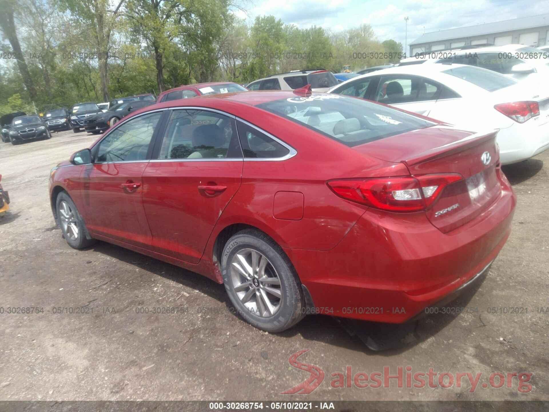 5NPE24AF9HH586545 2017 HYUNDAI SONATA