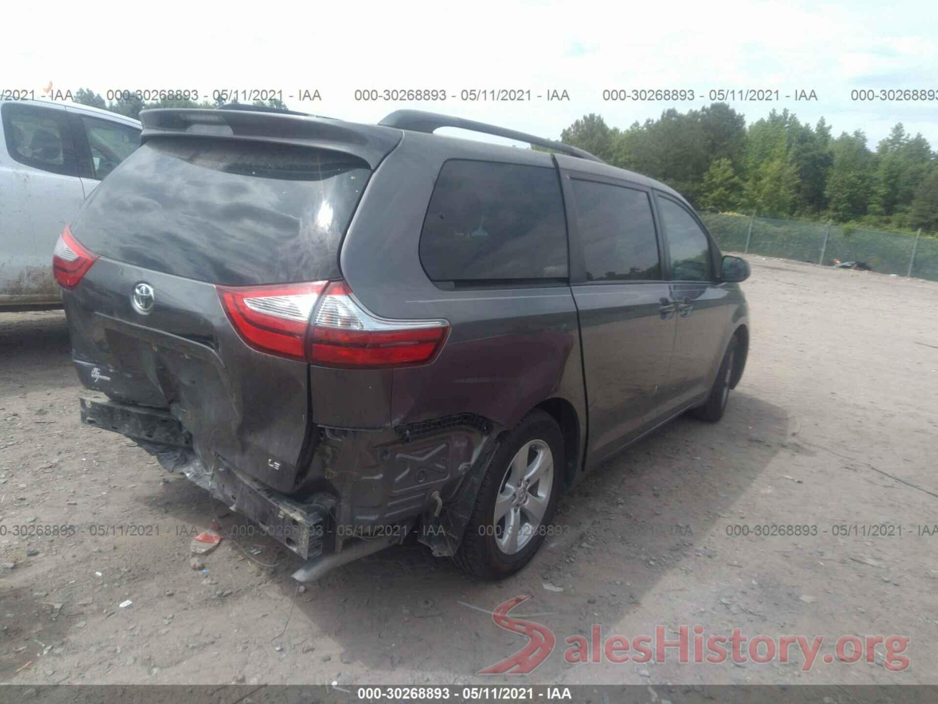 5TDKZ3DC3HS893164 2017 TOYOTA SIENNA