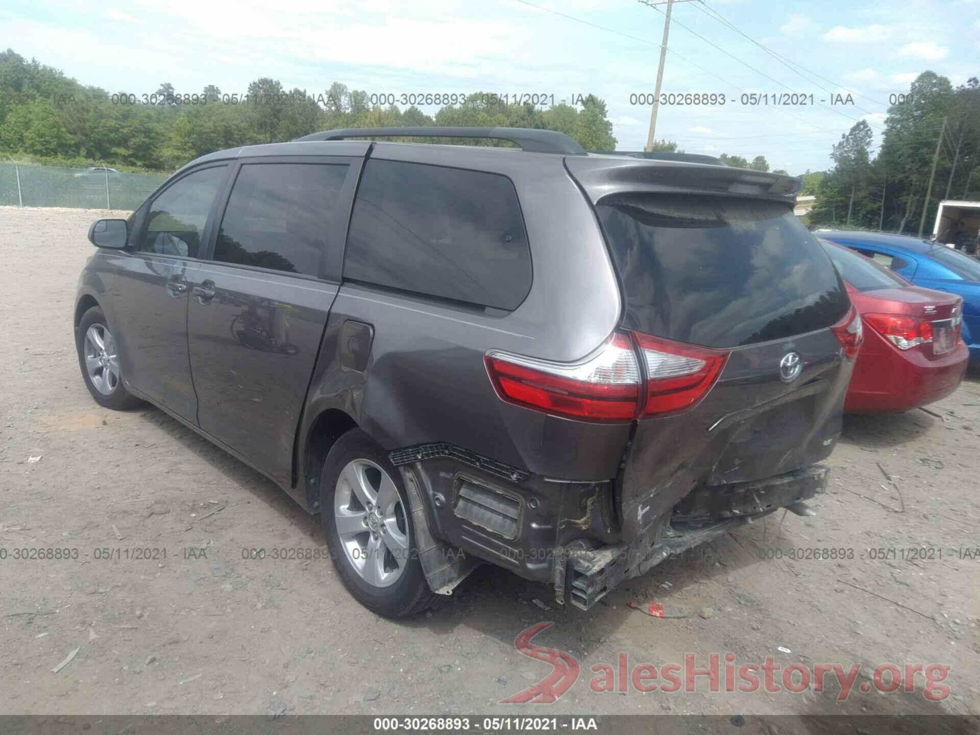 5TDKZ3DC3HS893164 2017 TOYOTA SIENNA