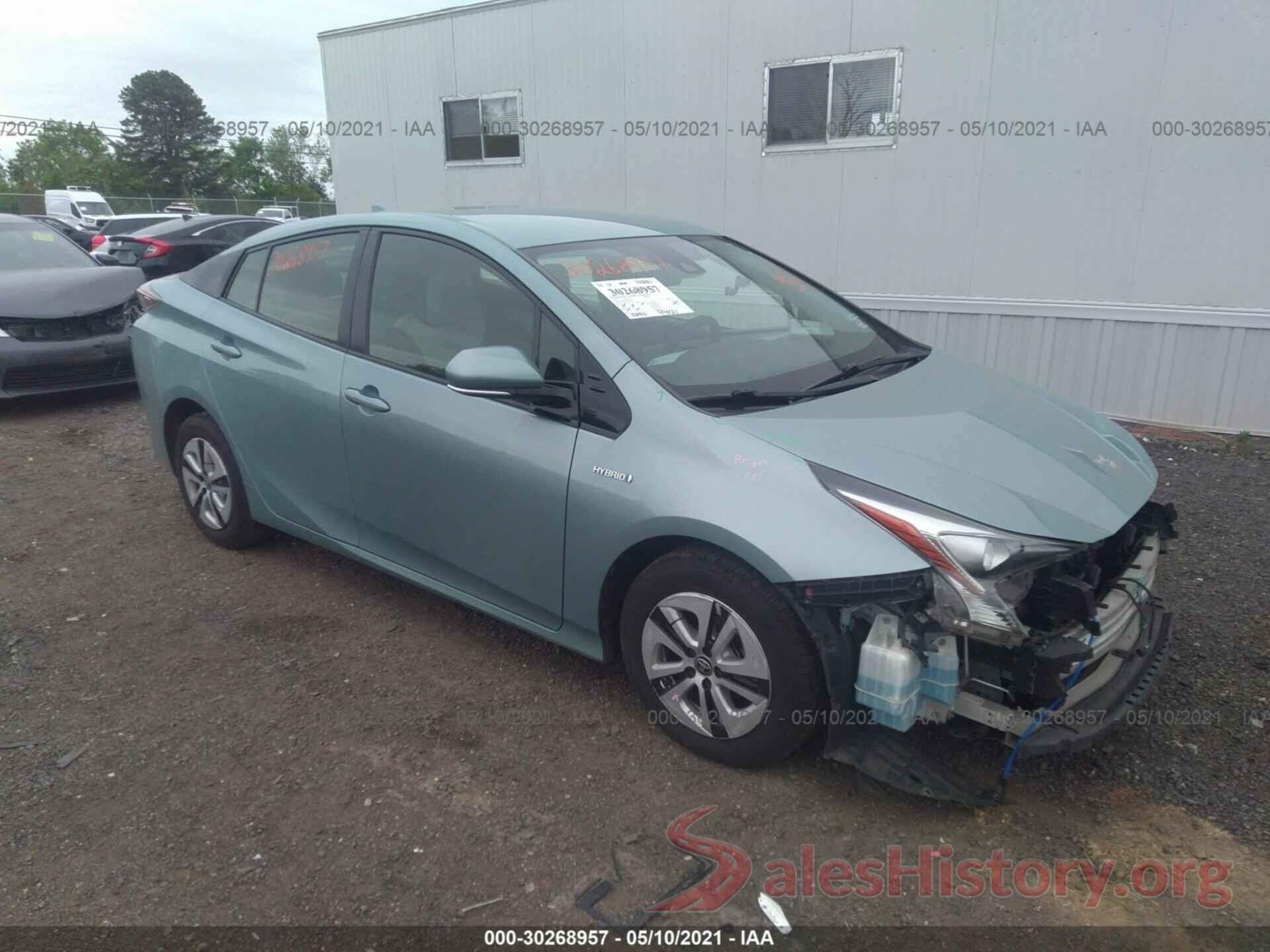 JTDKBRFU1H3046335 2017 TOYOTA PRIUS