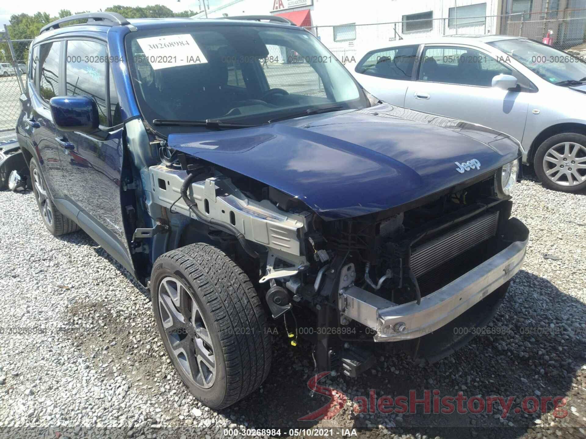 ZACCJABT3GPD72380 2016 JEEP RENEGADE