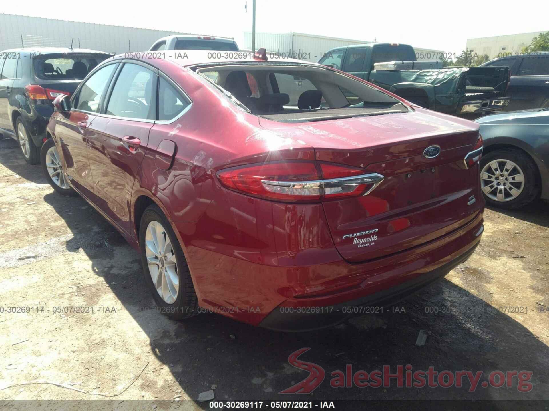 3FA6P0HD3KR268286 2019 FORD FUSION