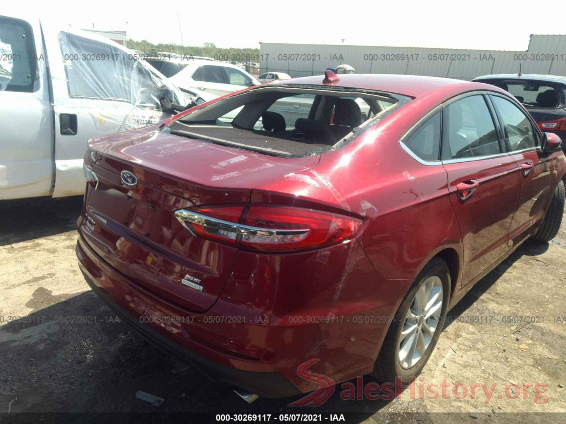 3FA6P0HD3KR268286 2019 FORD FUSION