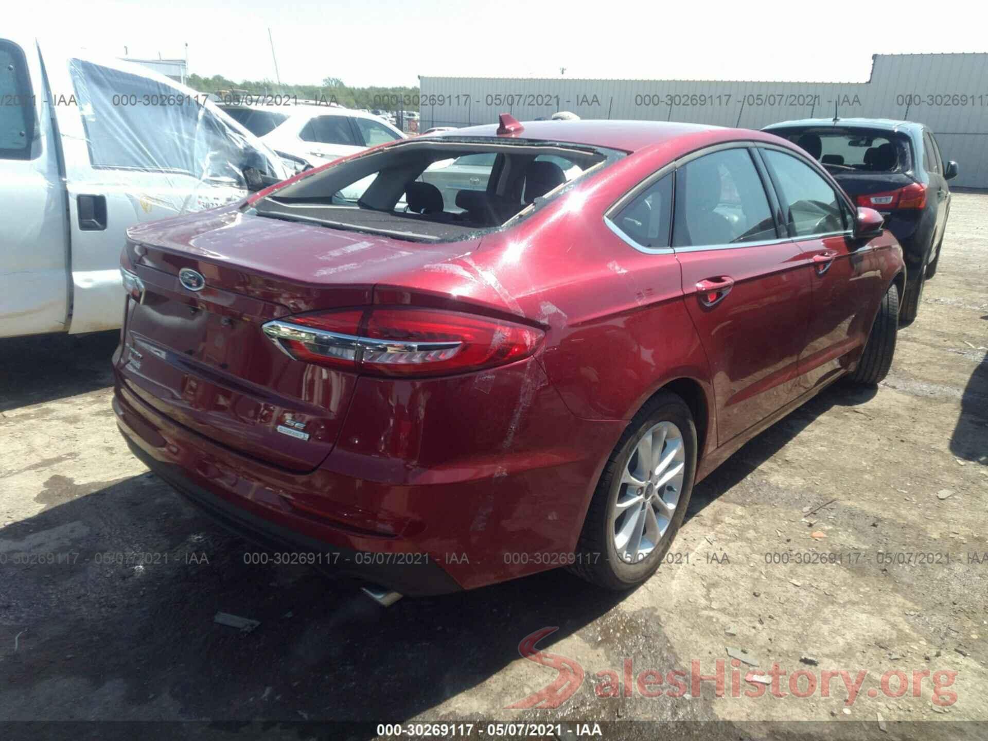 3FA6P0HD3KR268286 2019 FORD FUSION