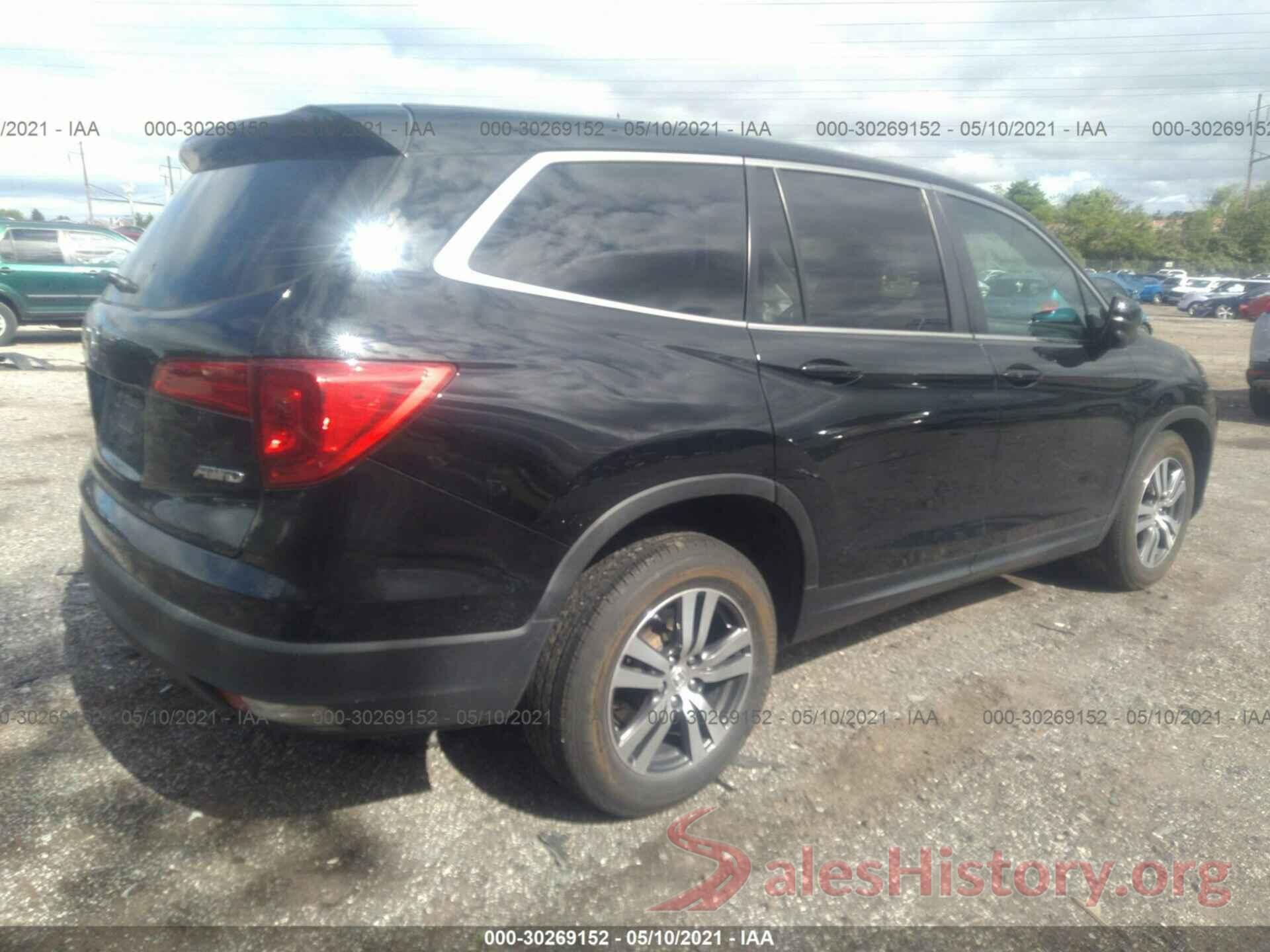 5FNYF6H51GB081266 2016 HONDA PILOT