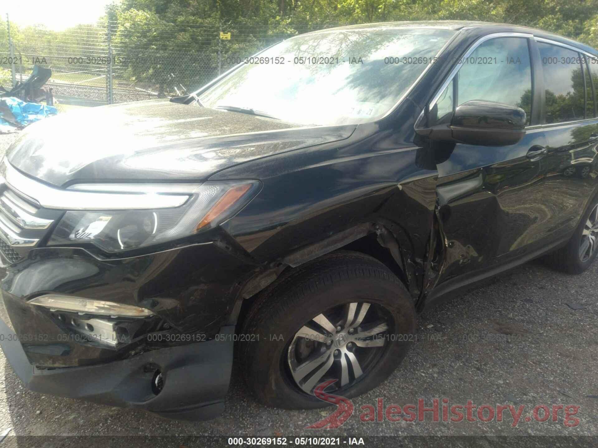 5FNYF6H51GB081266 2016 HONDA PILOT