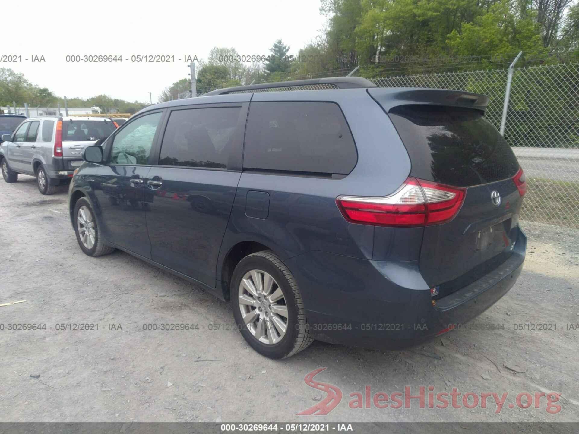 5TDDZ3DC8HS177076 2017 TOYOTA SIENNA