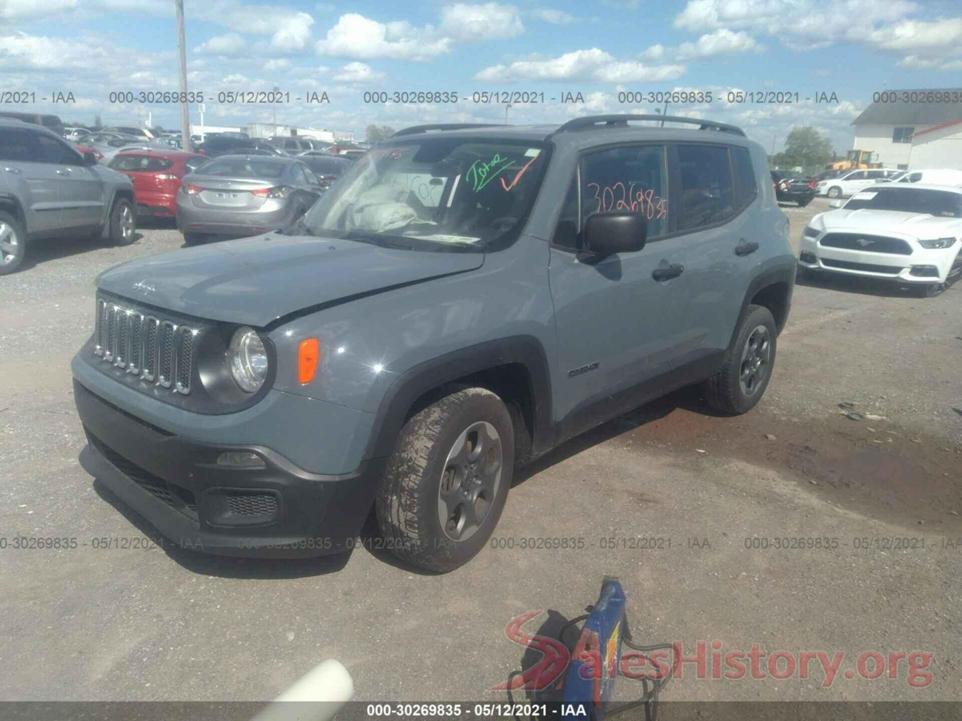 ZACCJBAB1JPG87796 2018 JEEP RENEGADE