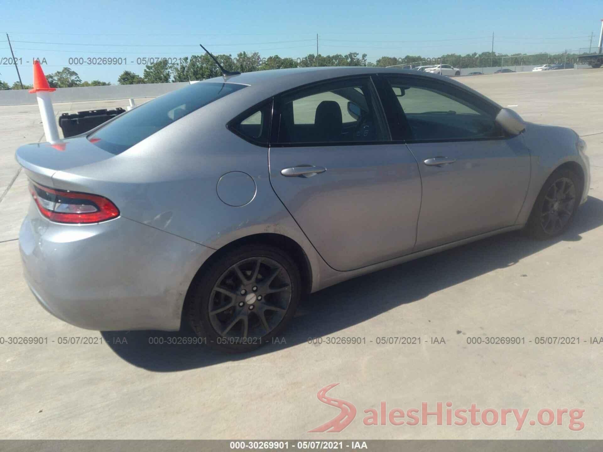 1C3CDFAA7GD767394 2016 DODGE DART