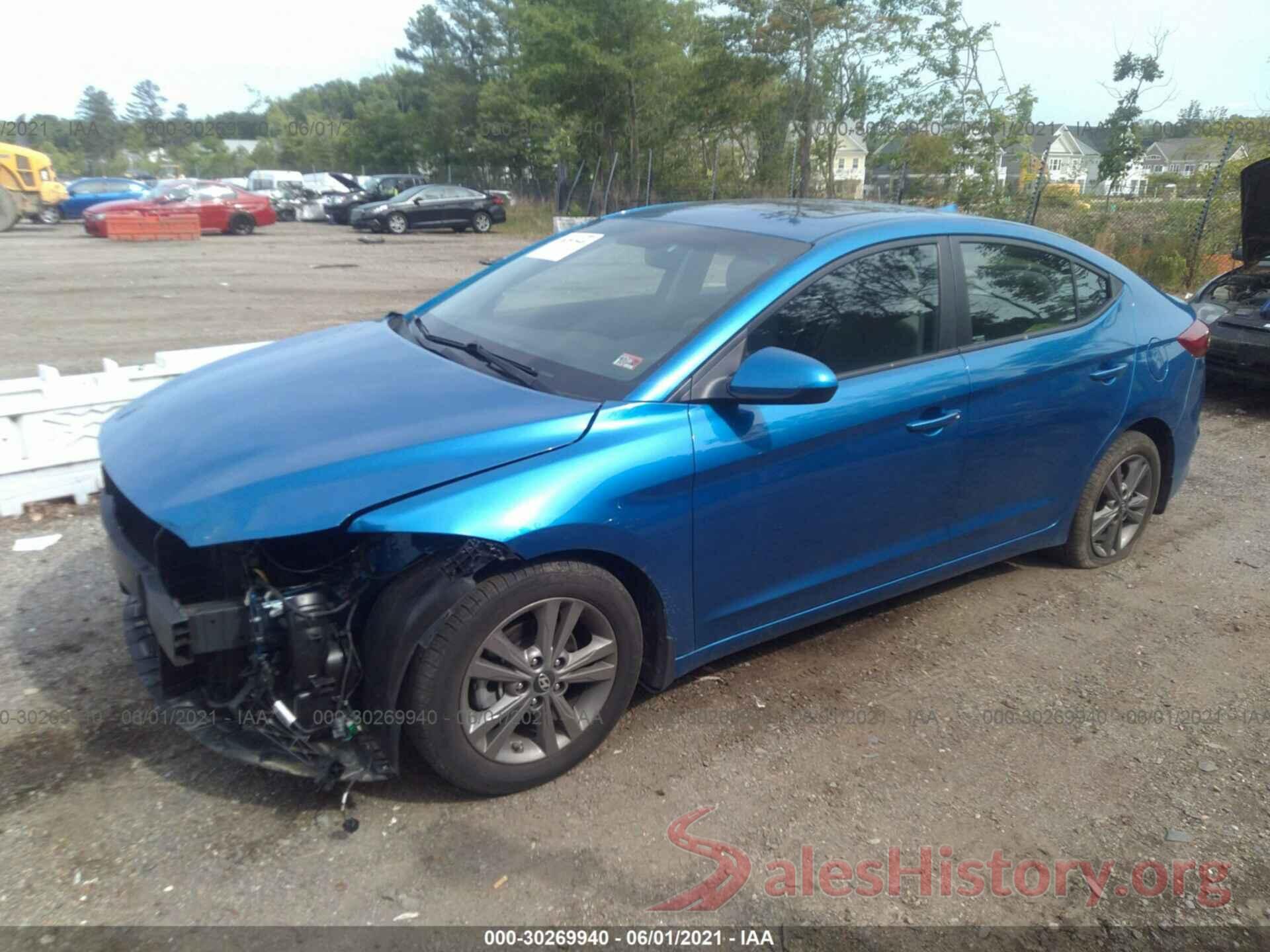 5NPD84LF9JH345288 2018 HYUNDAI ELANTRA