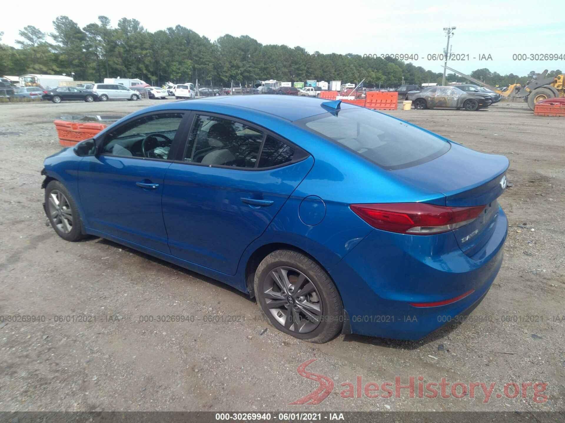 5NPD84LF9JH345288 2018 HYUNDAI ELANTRA