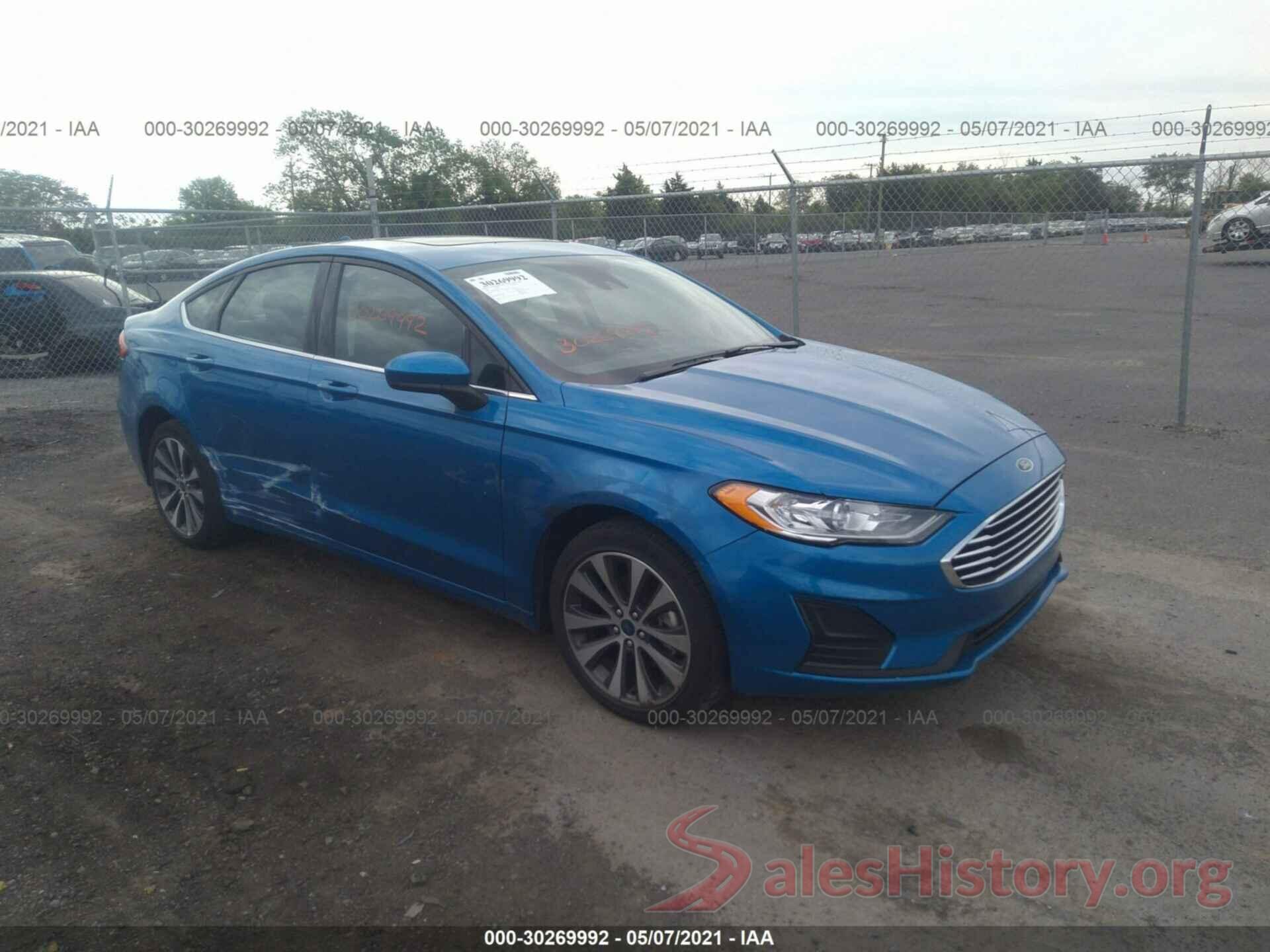 3FA6P0T9XLR173101 2020 FORD FUSION