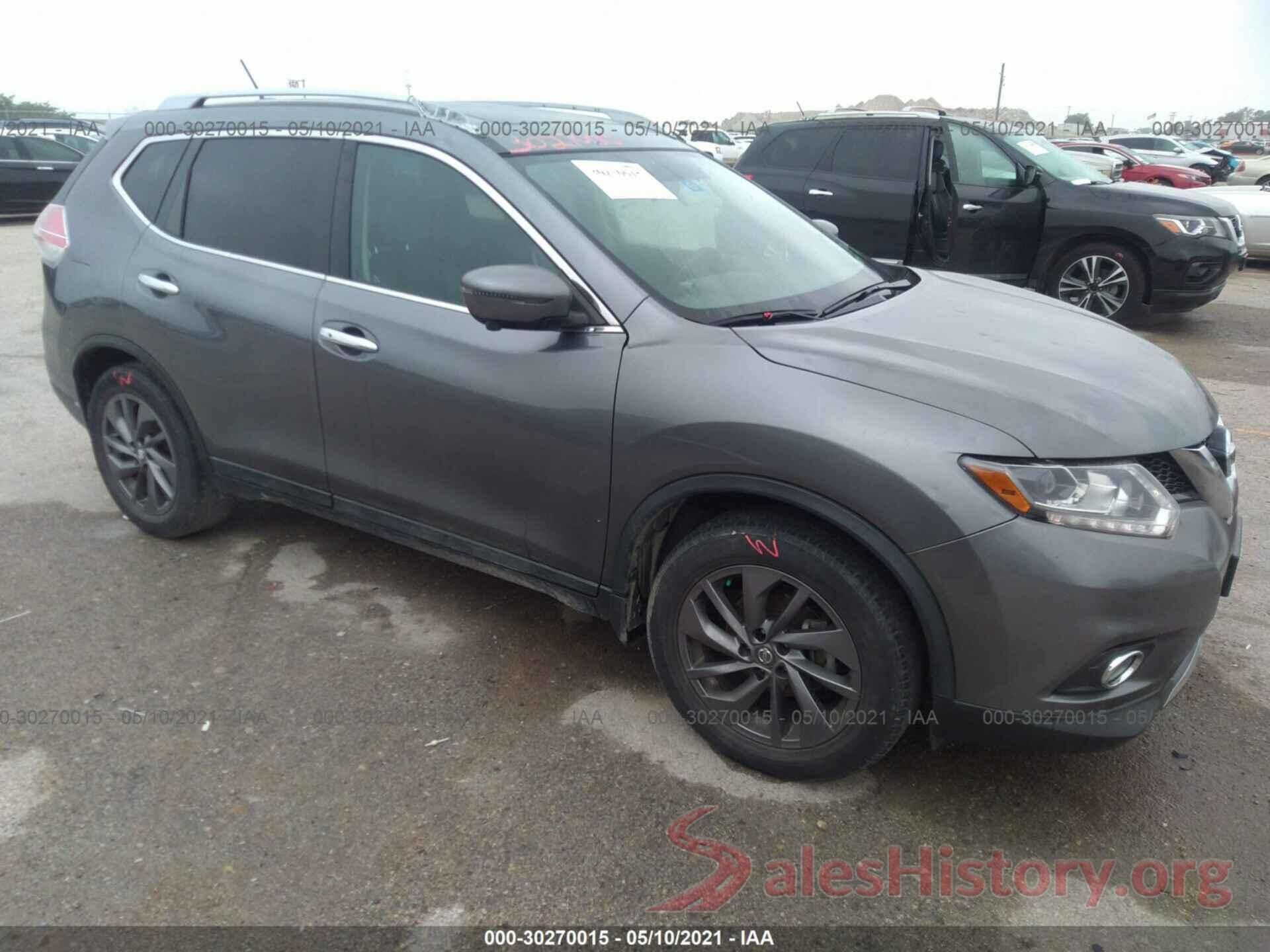 5N1AT2MT8GC897620 2016 NISSAN ROGUE