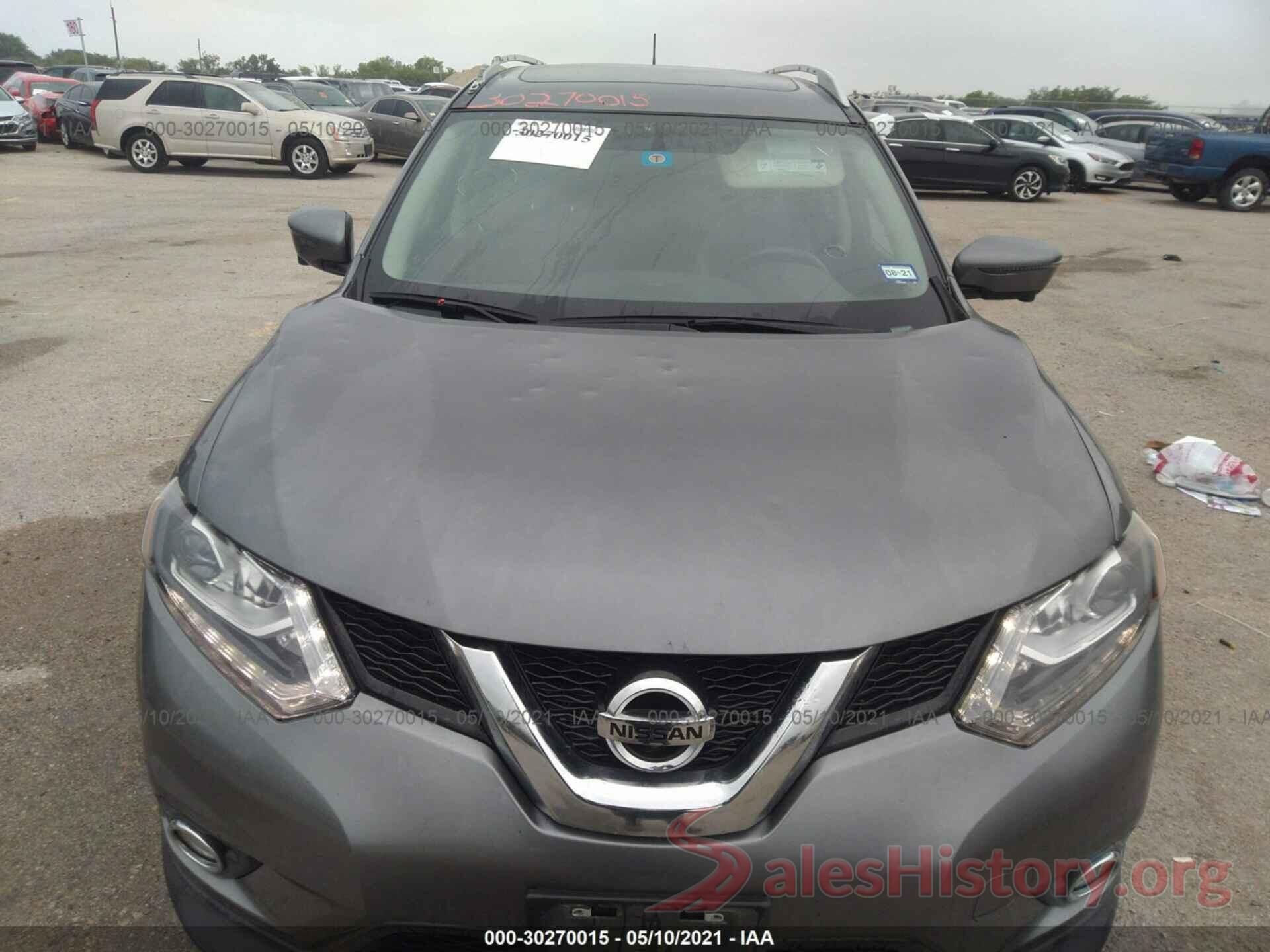 5N1AT2MT8GC897620 2016 NISSAN ROGUE