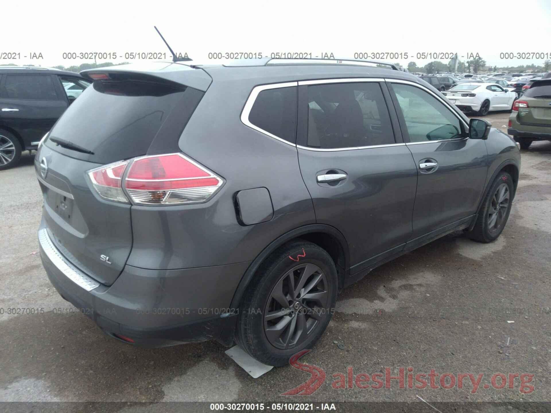 5N1AT2MT8GC897620 2016 NISSAN ROGUE