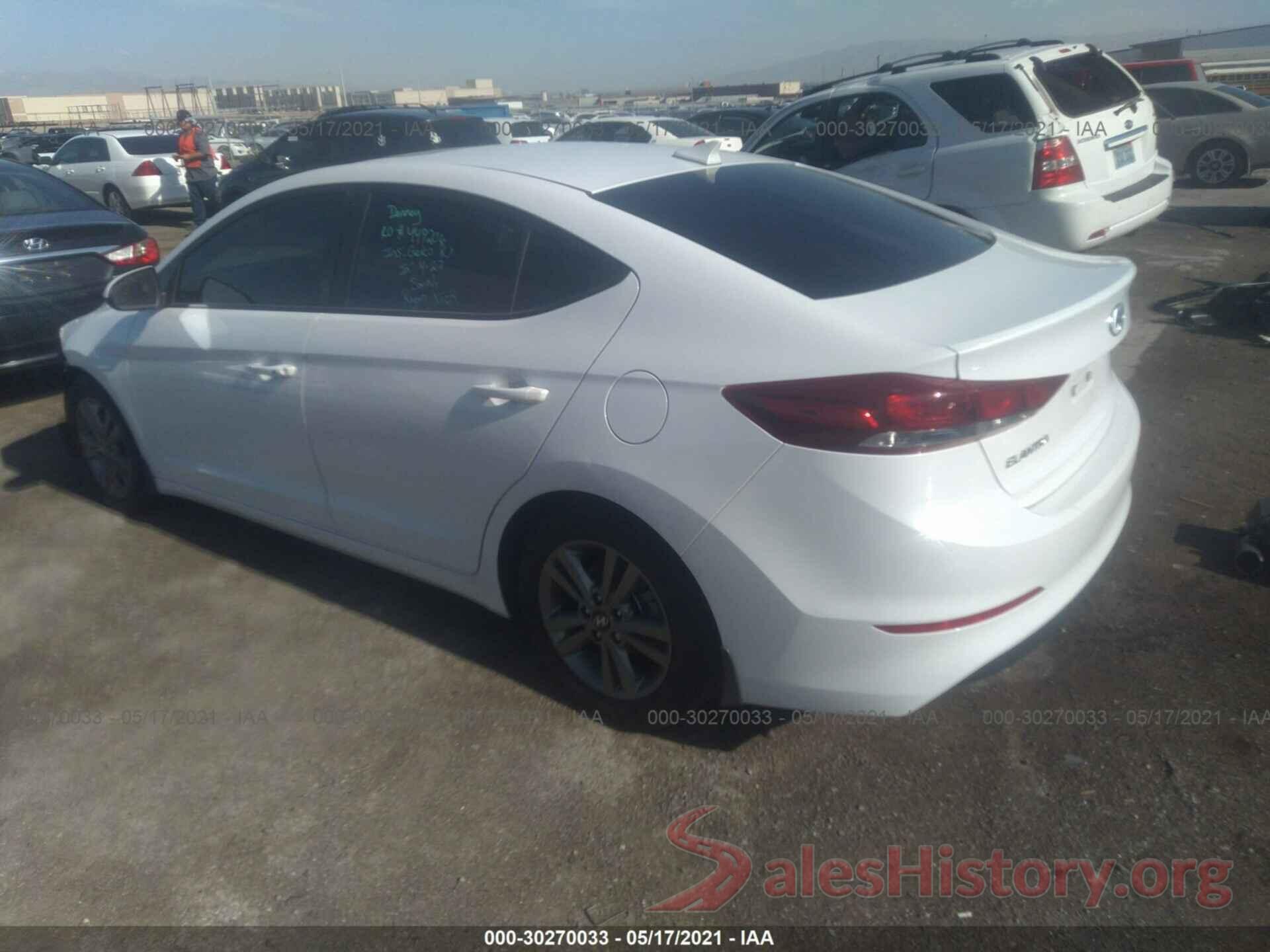 5NPD84LF7JH327582 2018 HYUNDAI ELANTRA