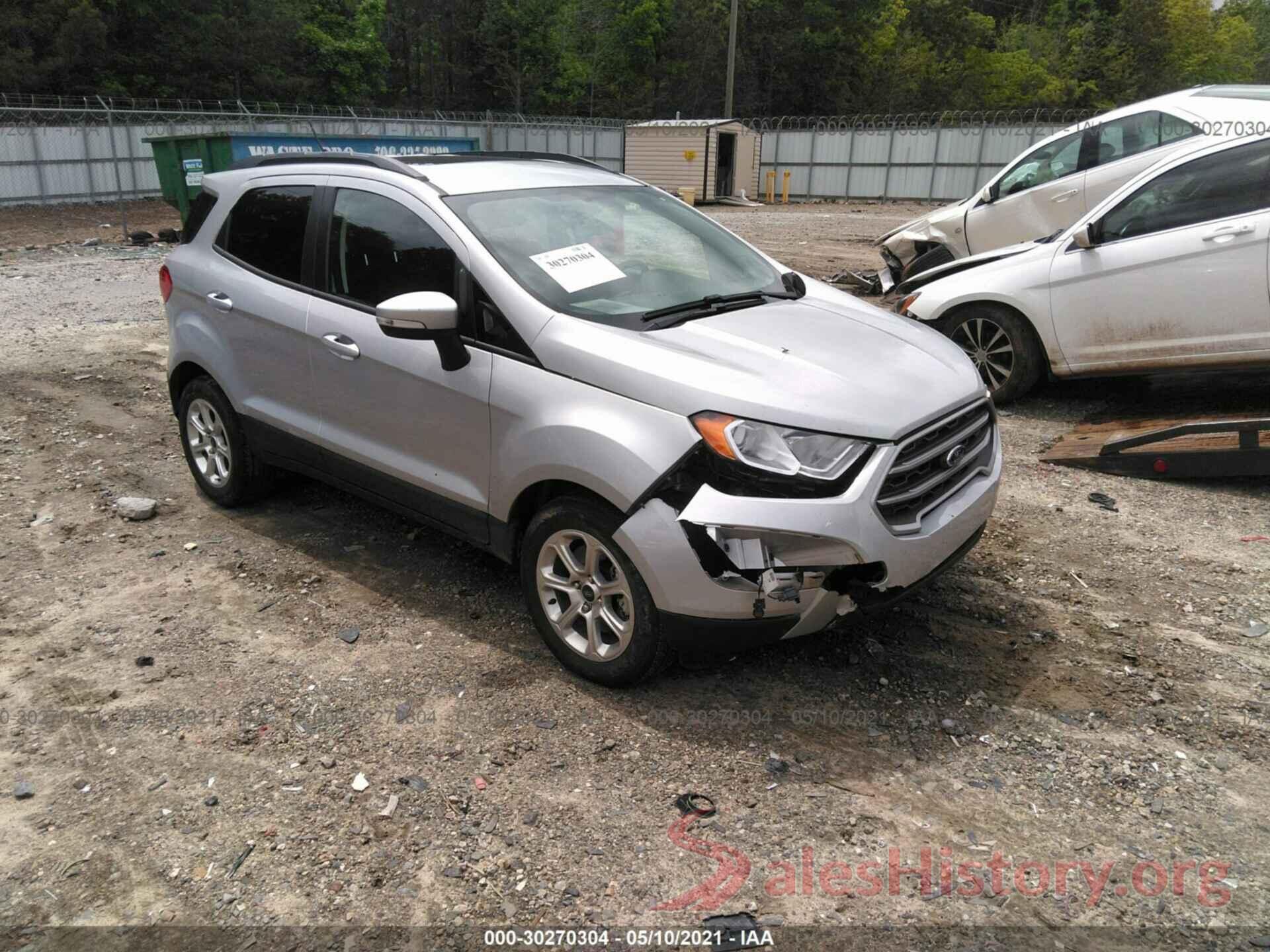 MAJ3S2GE3KC307464 2019 FORD ECOSPORT