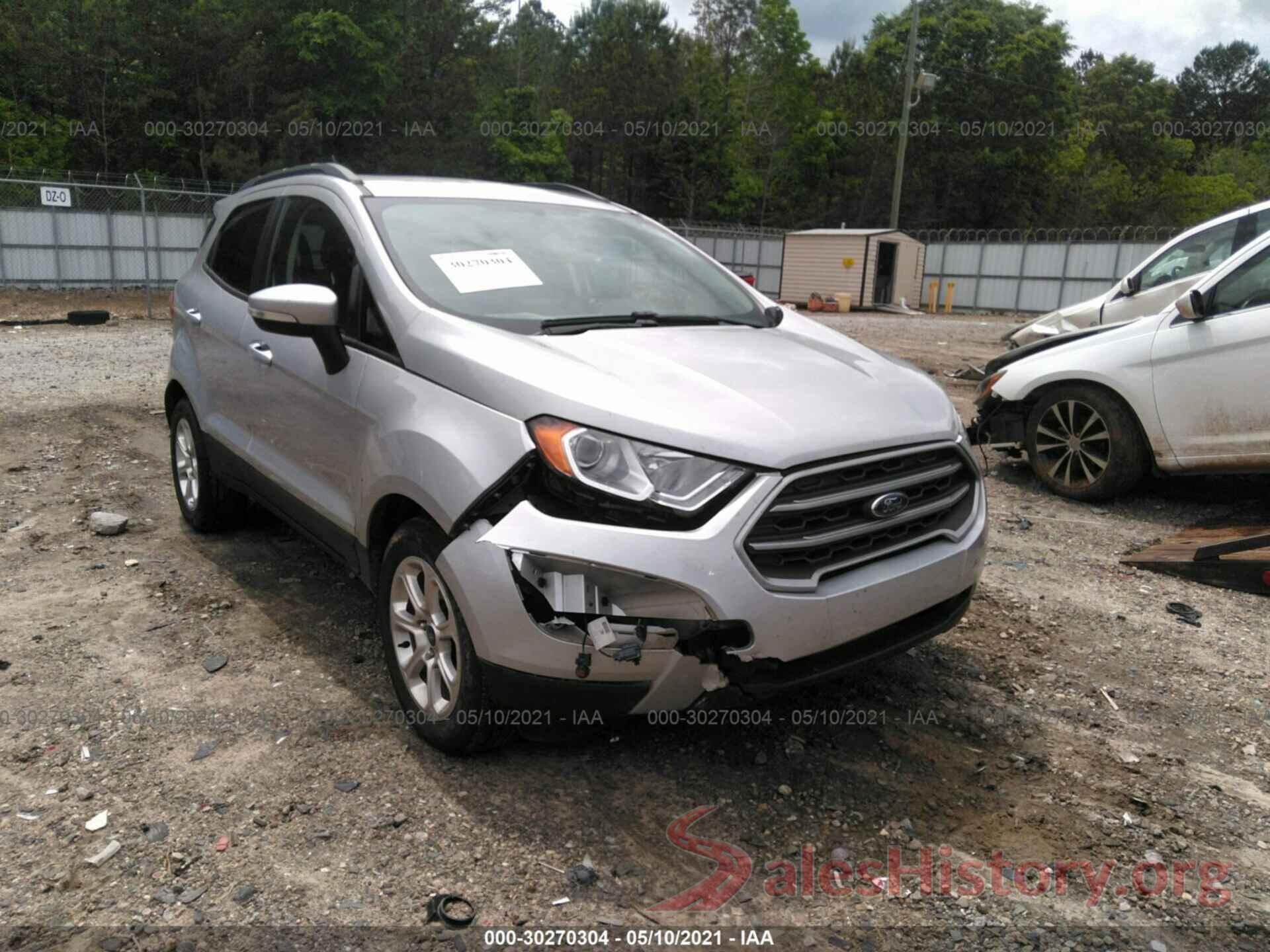 MAJ3S2GE3KC307464 2019 FORD ECOSPORT