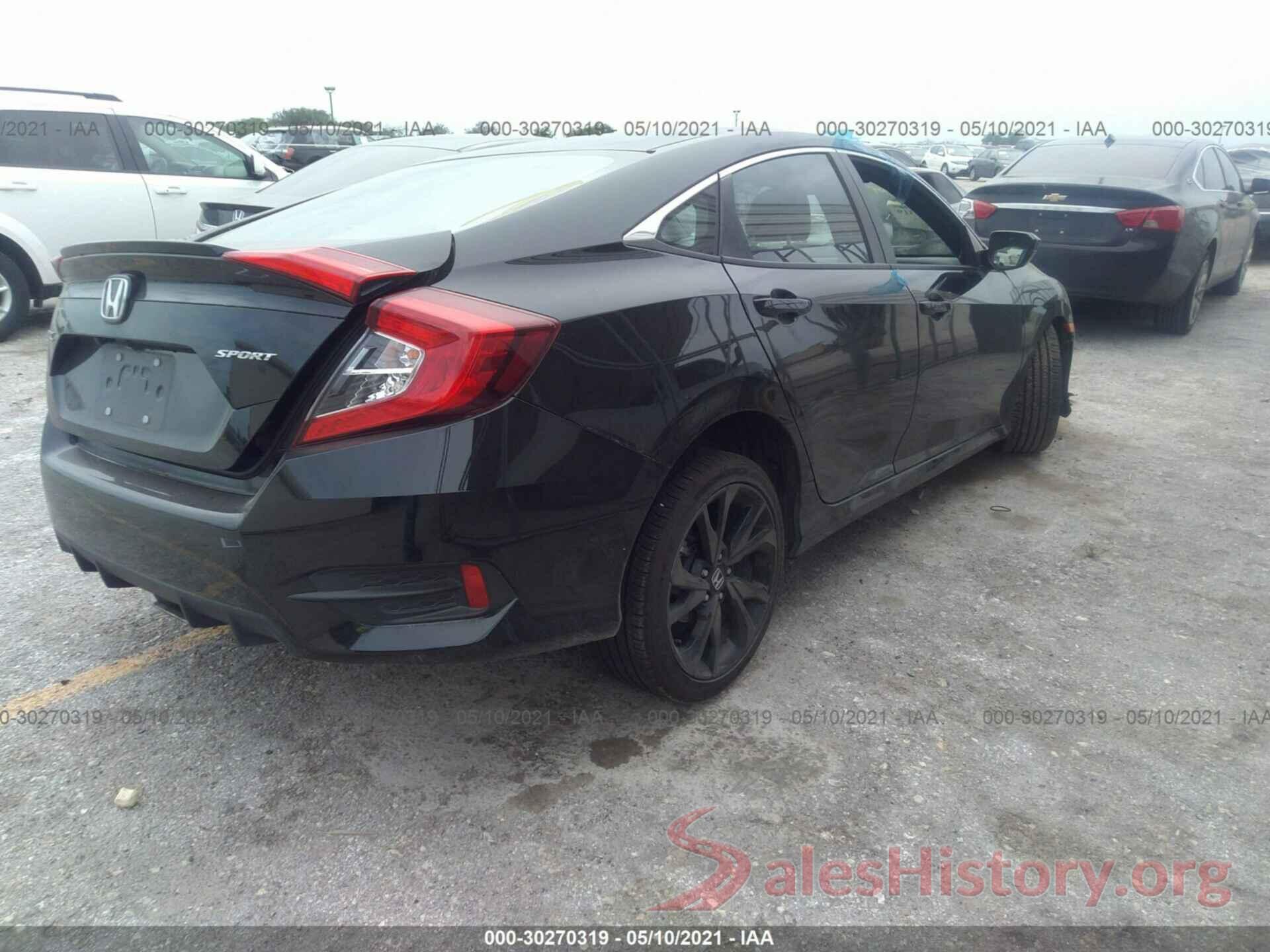 2HGFC2F83LH599746 2020 HONDA CIVIC SEDAN