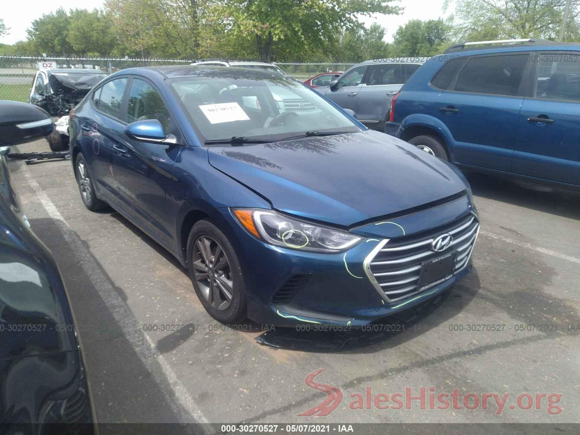 5NPD84LF6HH181766 2017 HYUNDAI ELANTRA