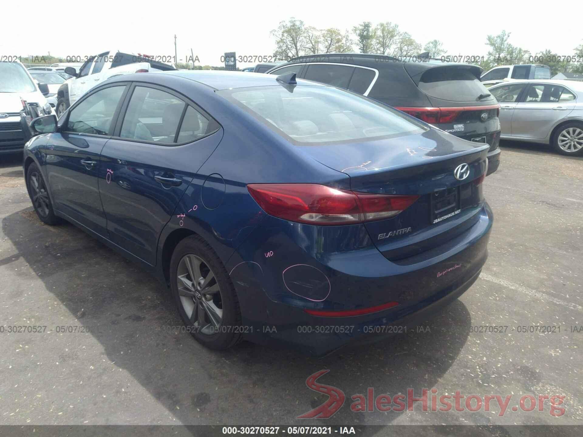 5NPD84LF6HH181766 2017 HYUNDAI ELANTRA