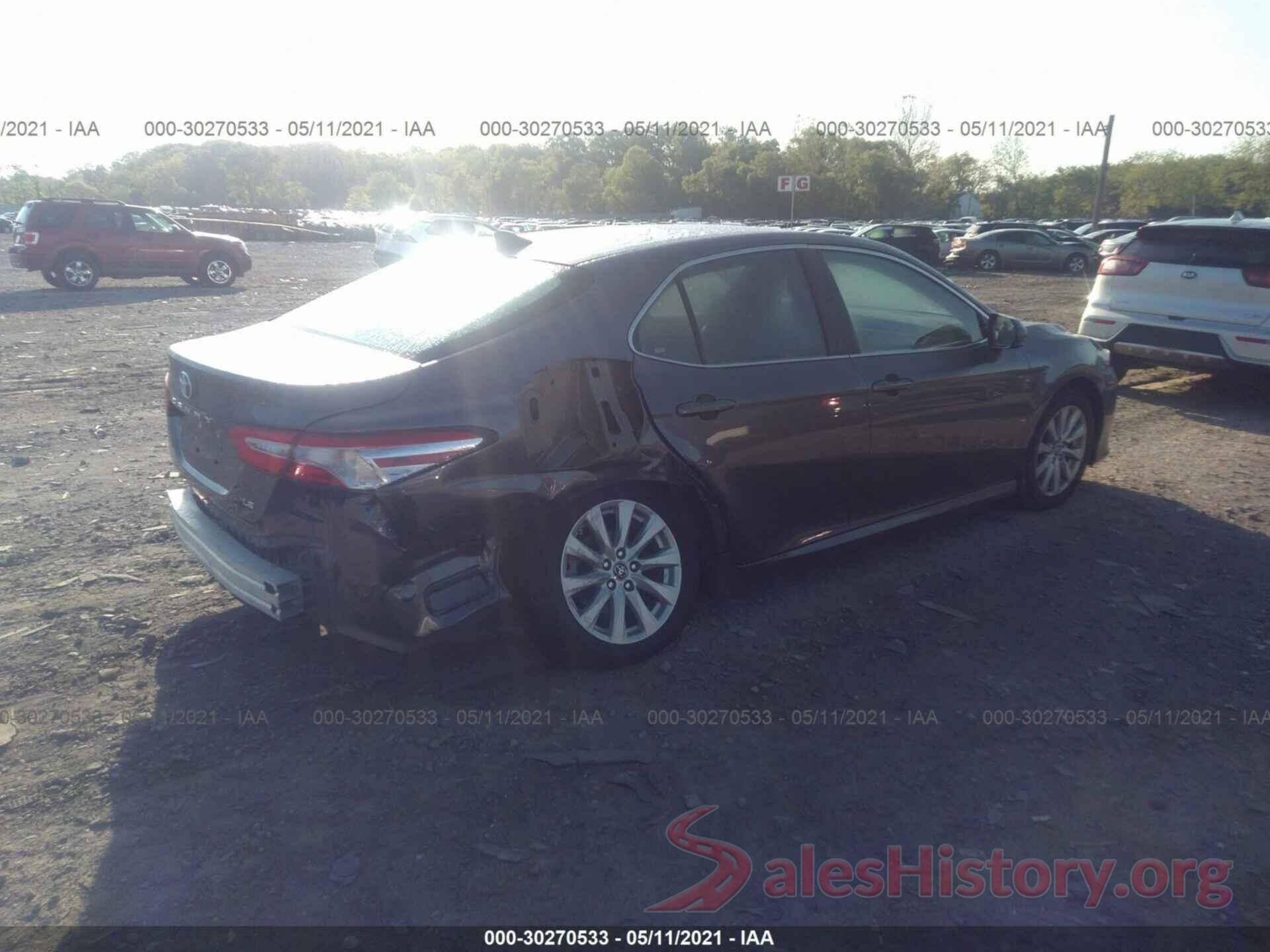 4T1B11HK6KU169125 2019 TOYOTA CAMRY