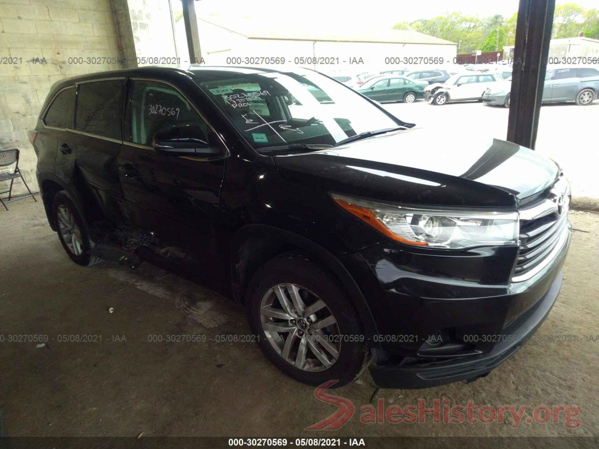 5TDZARFH5HS026981 2017 TOYOTA HIGHLANDER