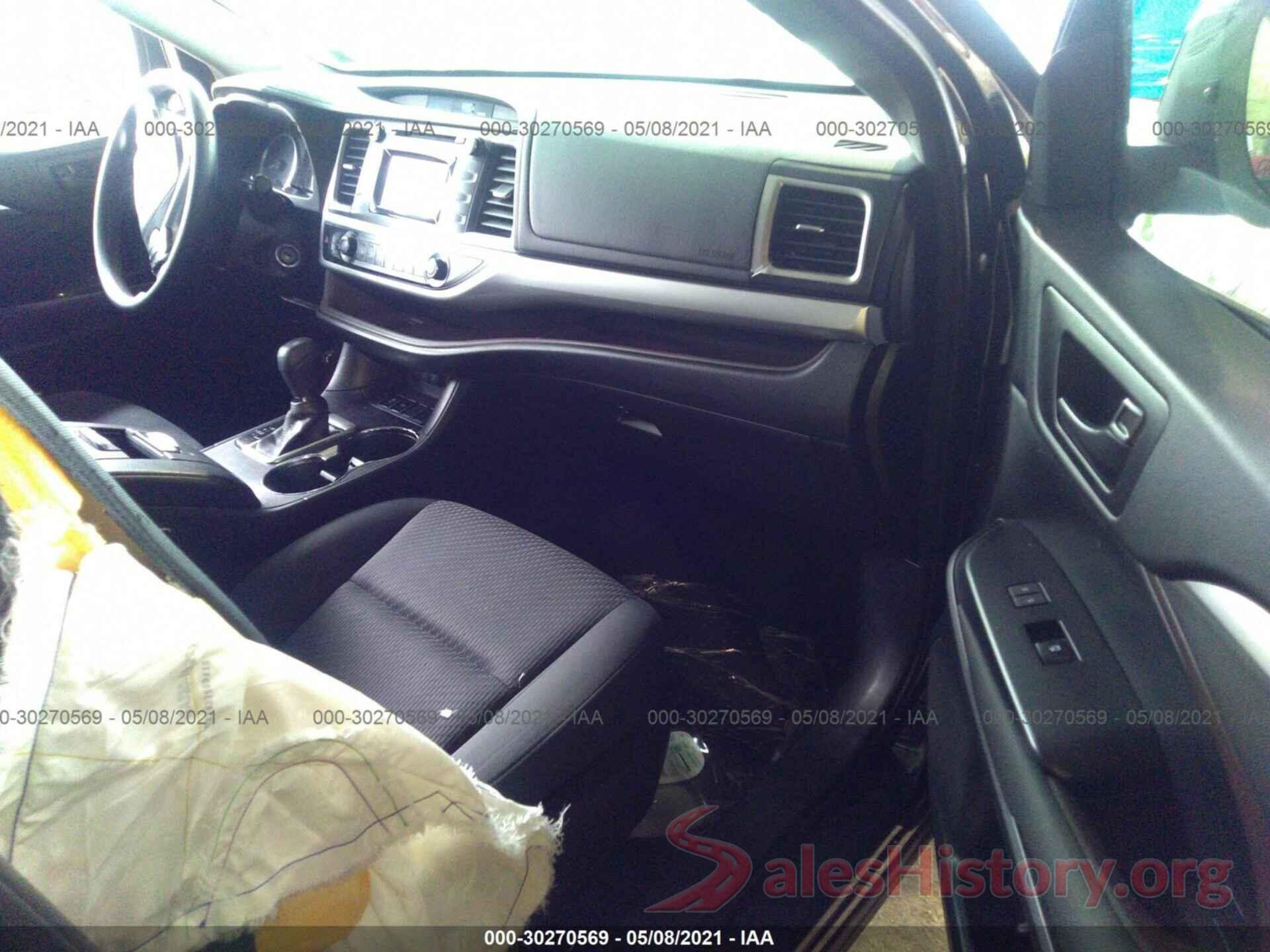 5TDZARFH5HS026981 2017 TOYOTA HIGHLANDER