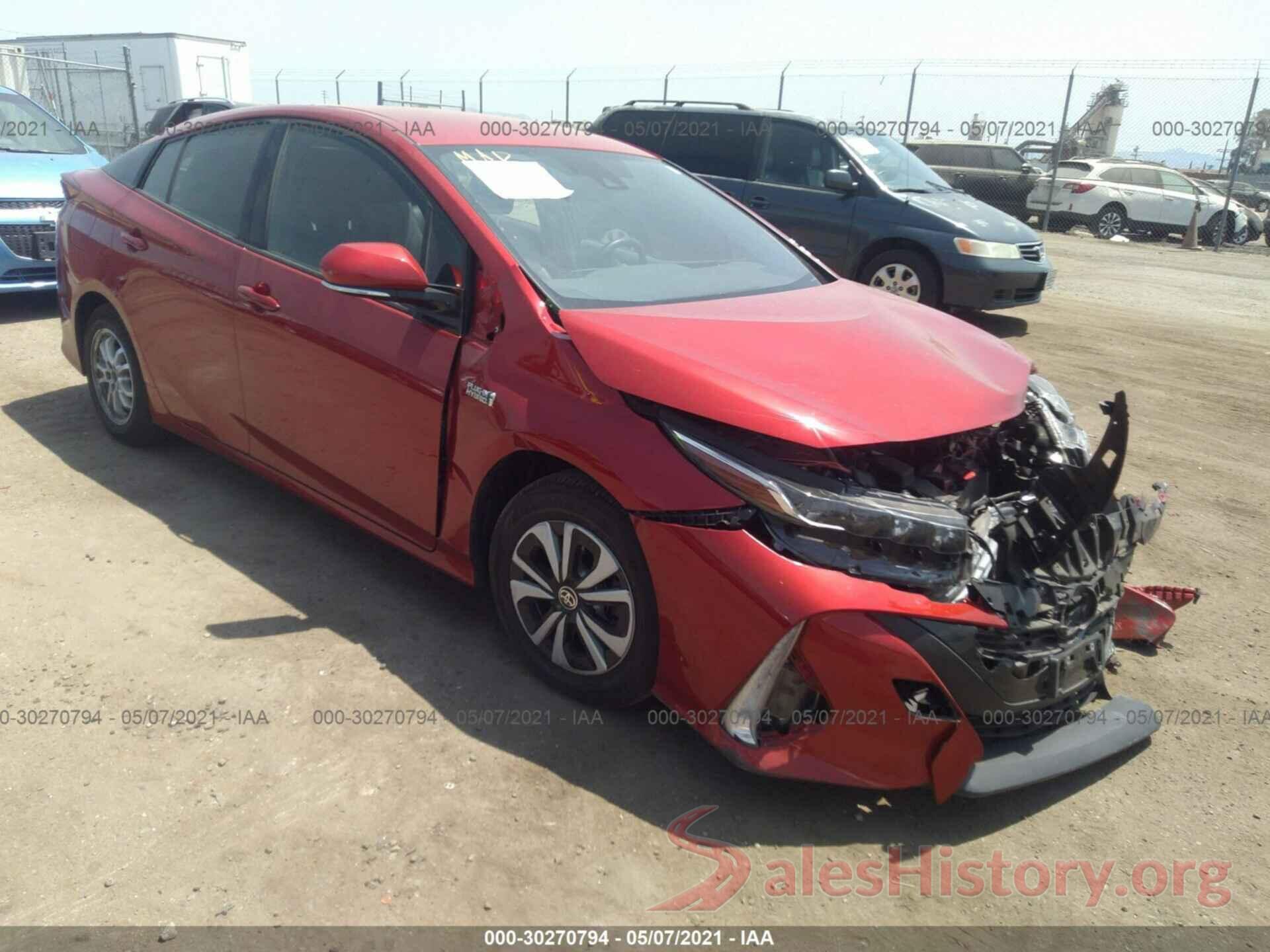 JTDKARFP8K3118829 2019 TOYOTA PRIUS PRIME