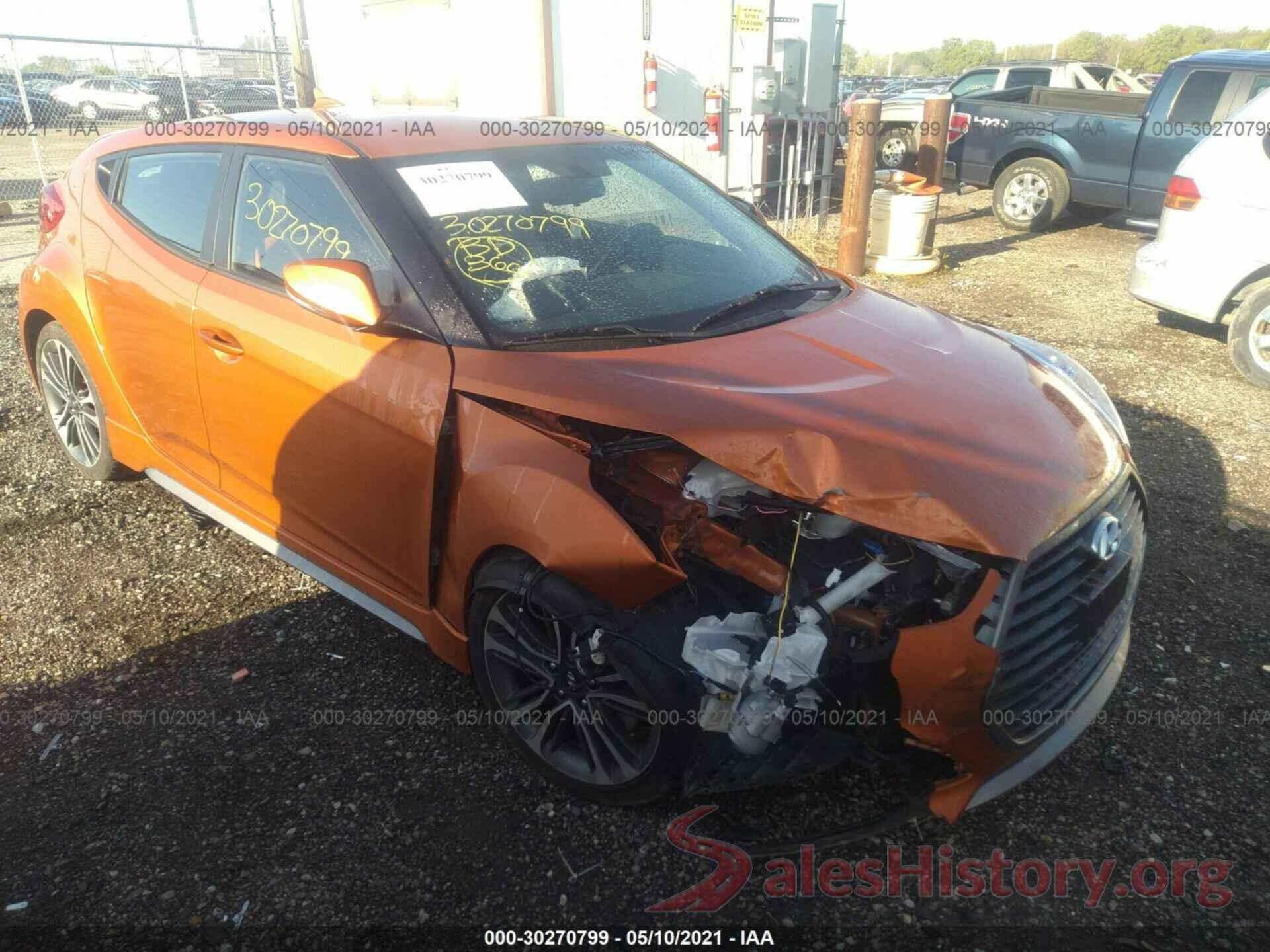 KMHTC6AE9GU267170 2016 HYUNDAI VELOSTER