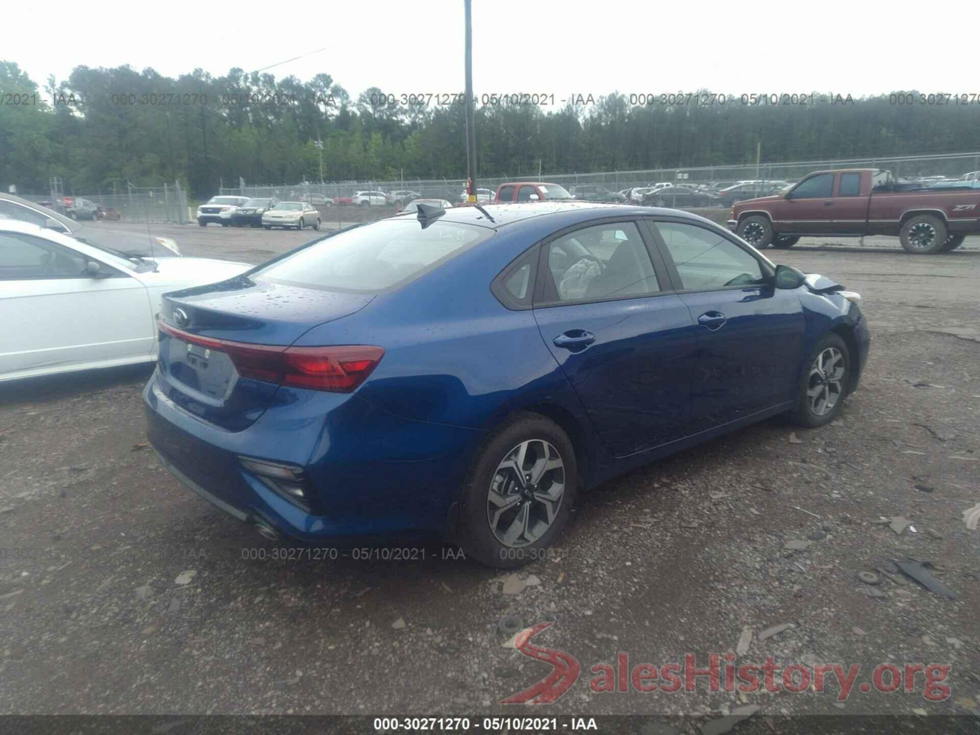 3KPF24ADXLE227138 2020 KIA FORTE