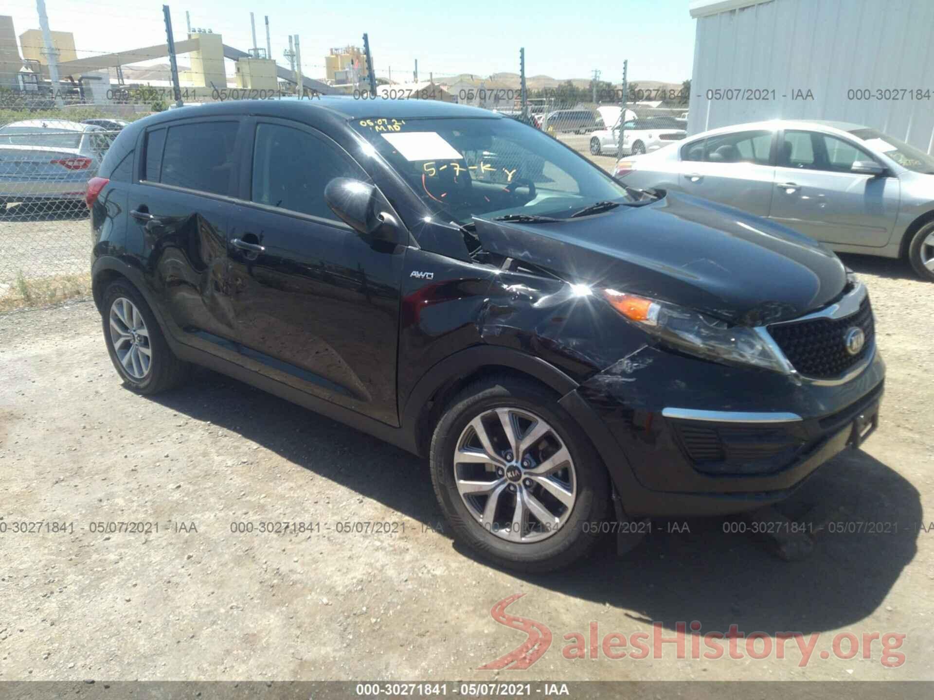 KNDPBCAC5G7864031 2016 KIA SPORTAGE