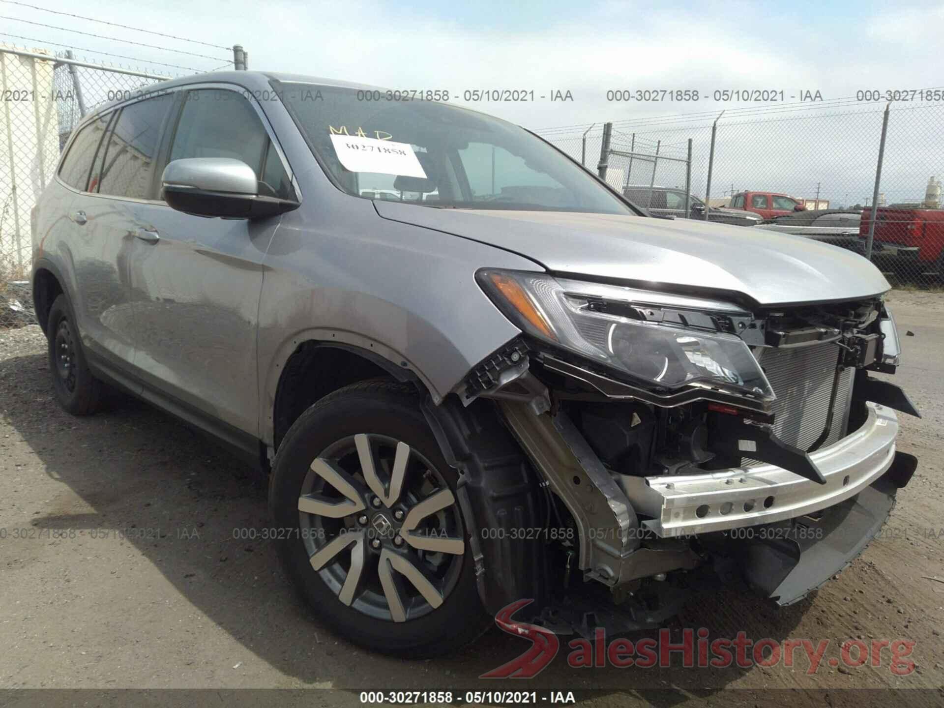 5FNYF5H38KB003939 2019 HONDA PILOT