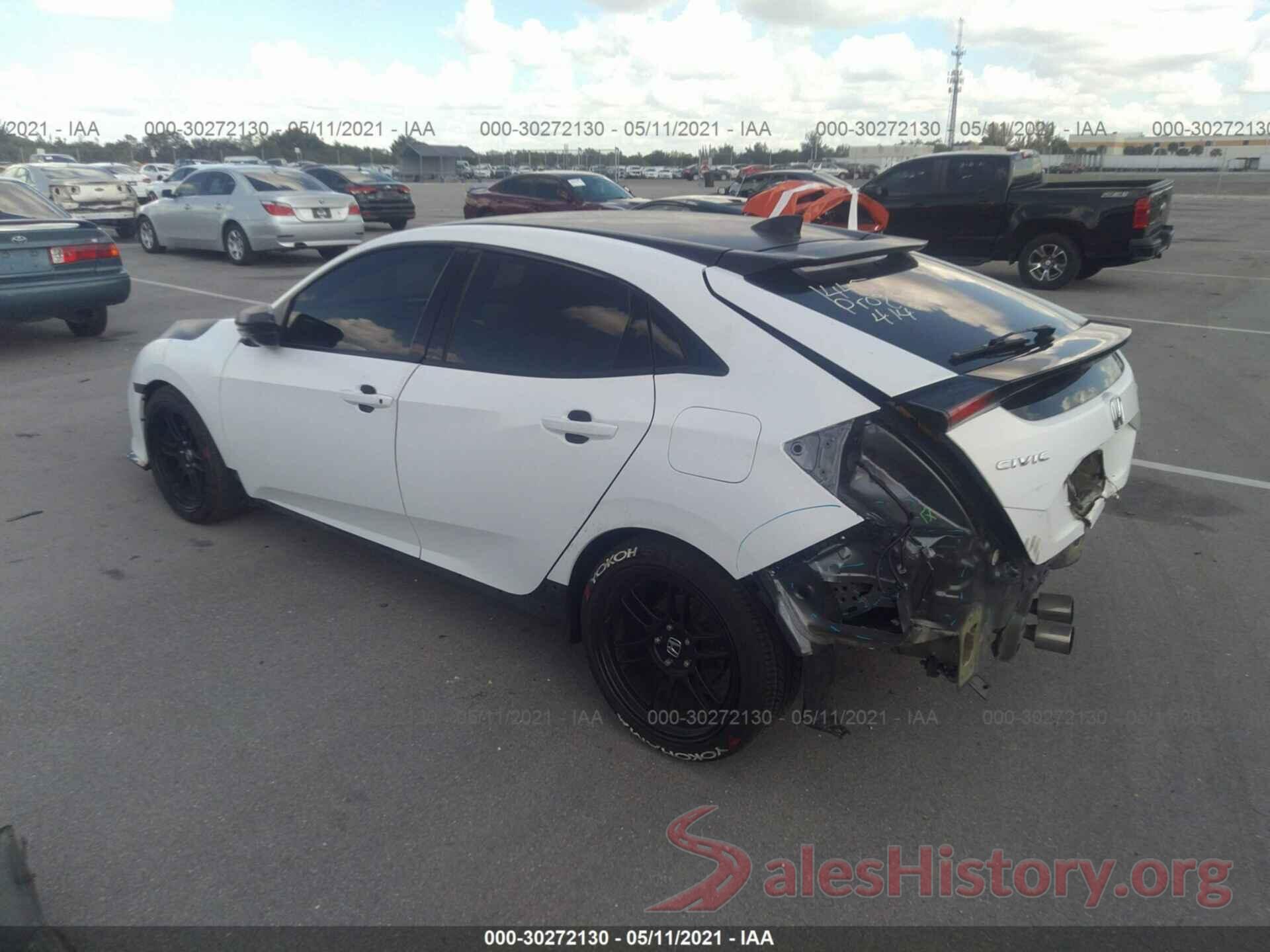 SHHFK7G44JU222760 2018 HONDA CIVIC HATCHBACK