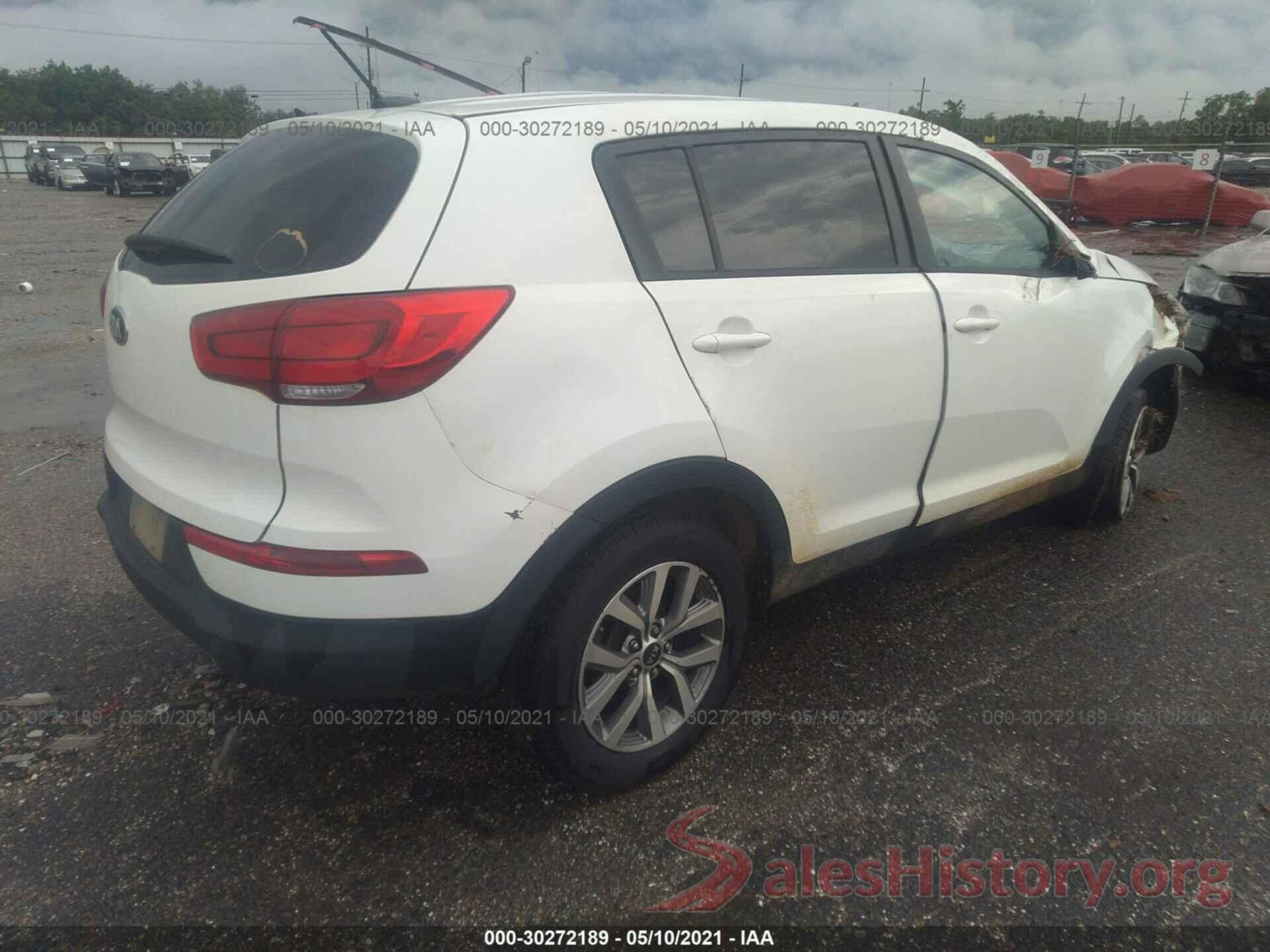 KNDPB3AC5G7854891 2016 KIA SPORTAGE