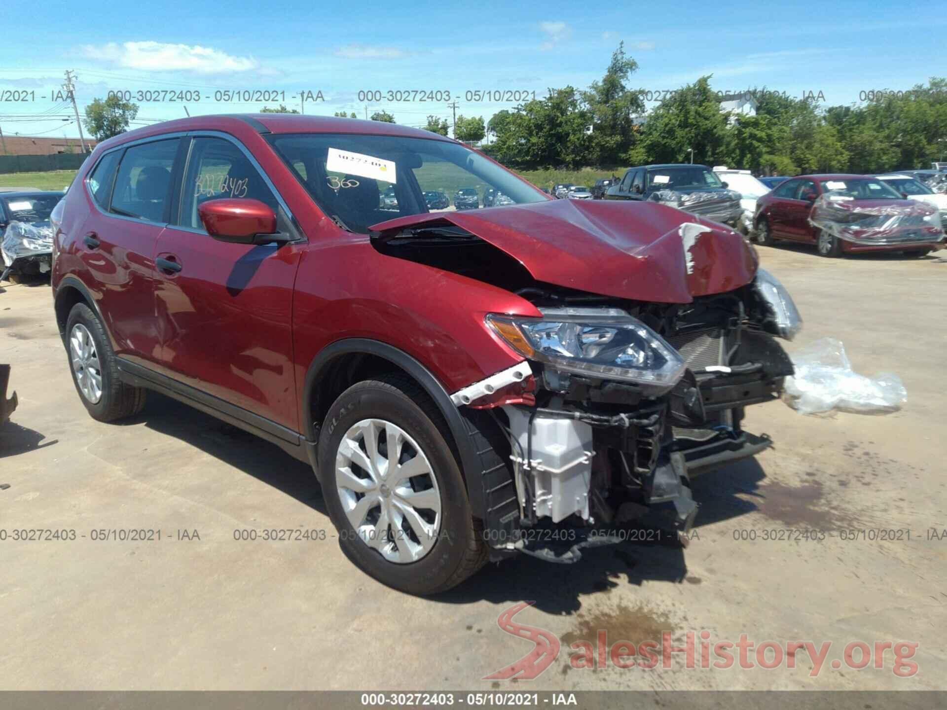 KNMAT2MV2GP606463 2016 NISSAN ROGUE