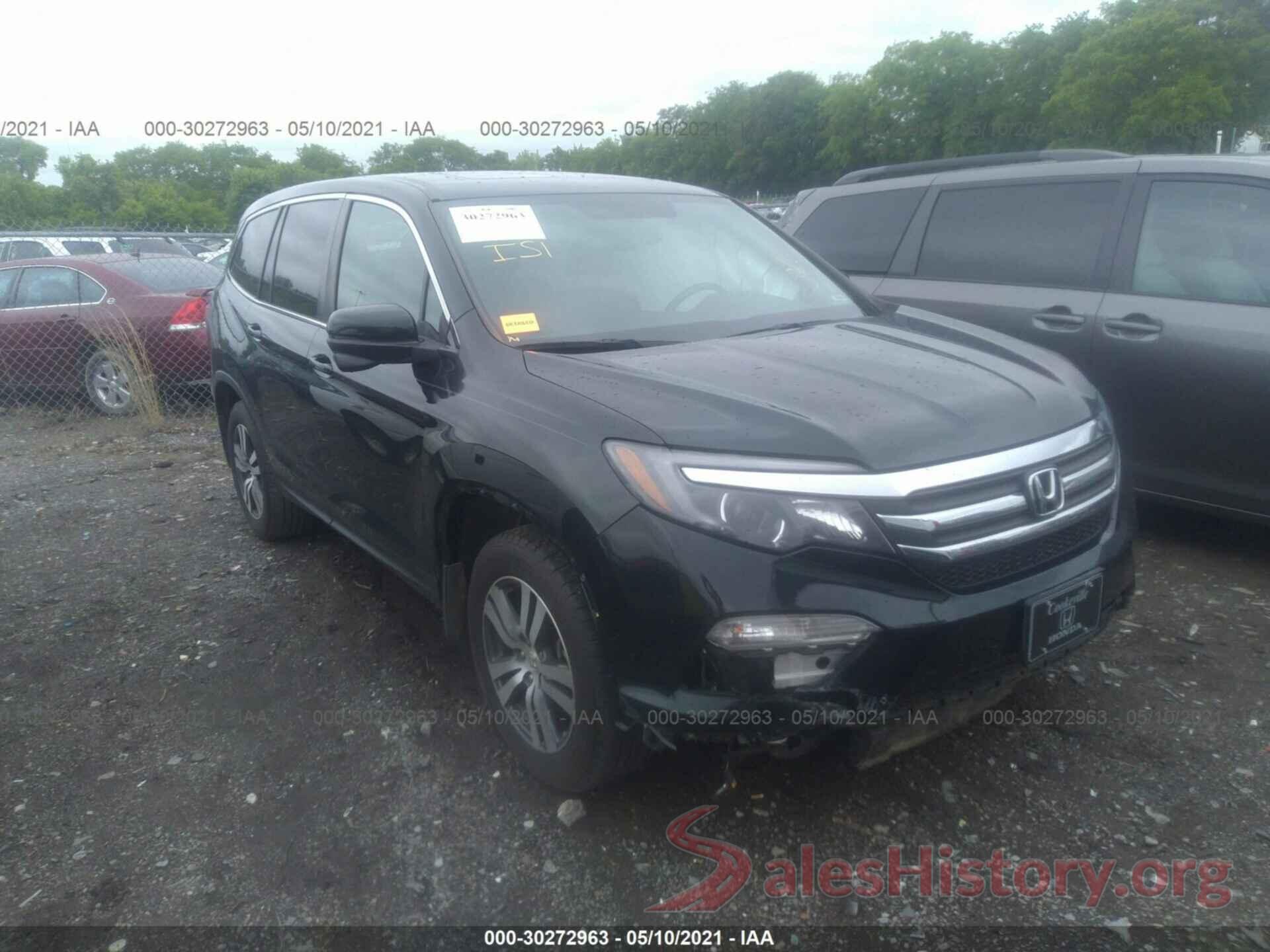 5FNYF5H7XGB052392 2016 HONDA PILOT